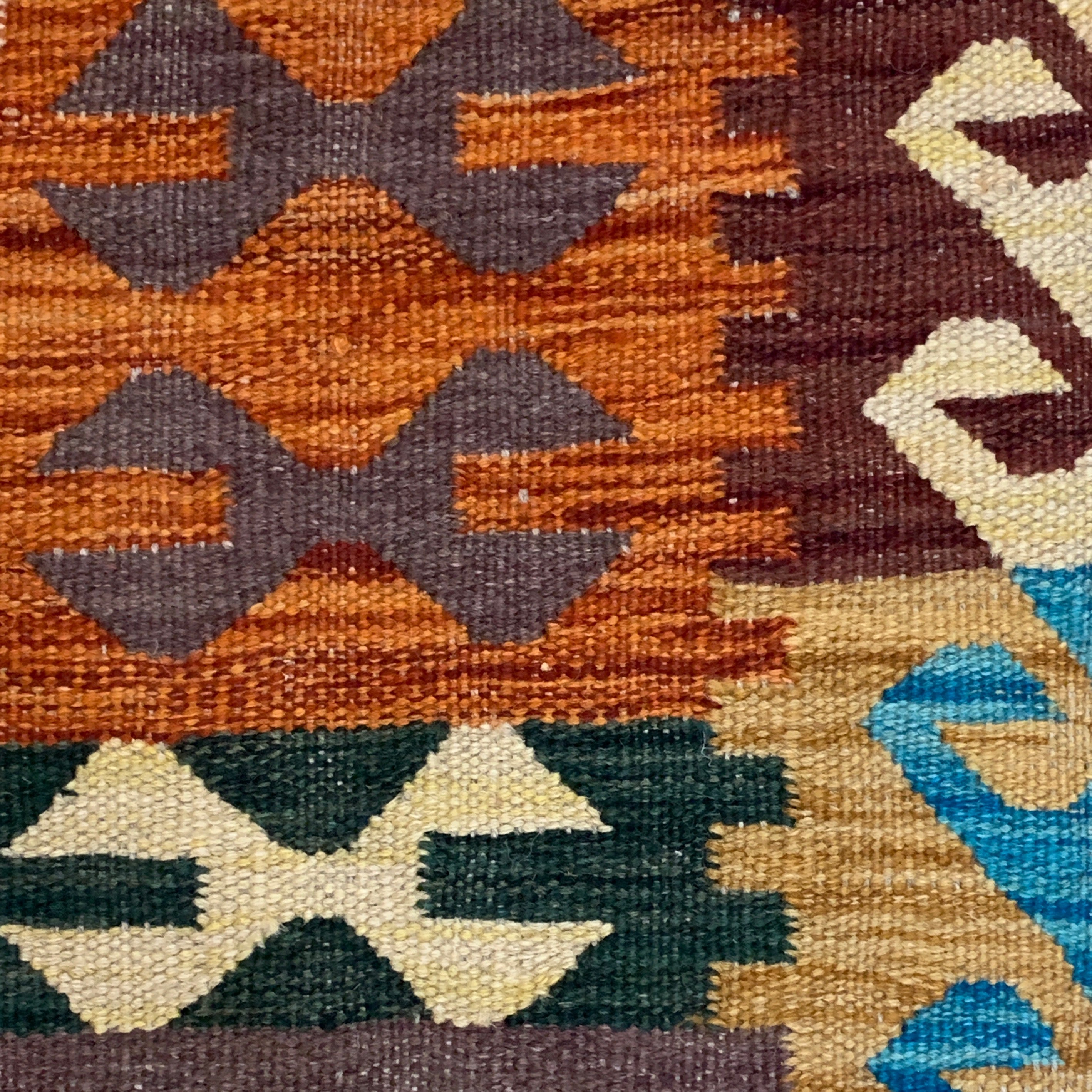 Handwoven Runner Kilim Afghanistan (3x7) - 019