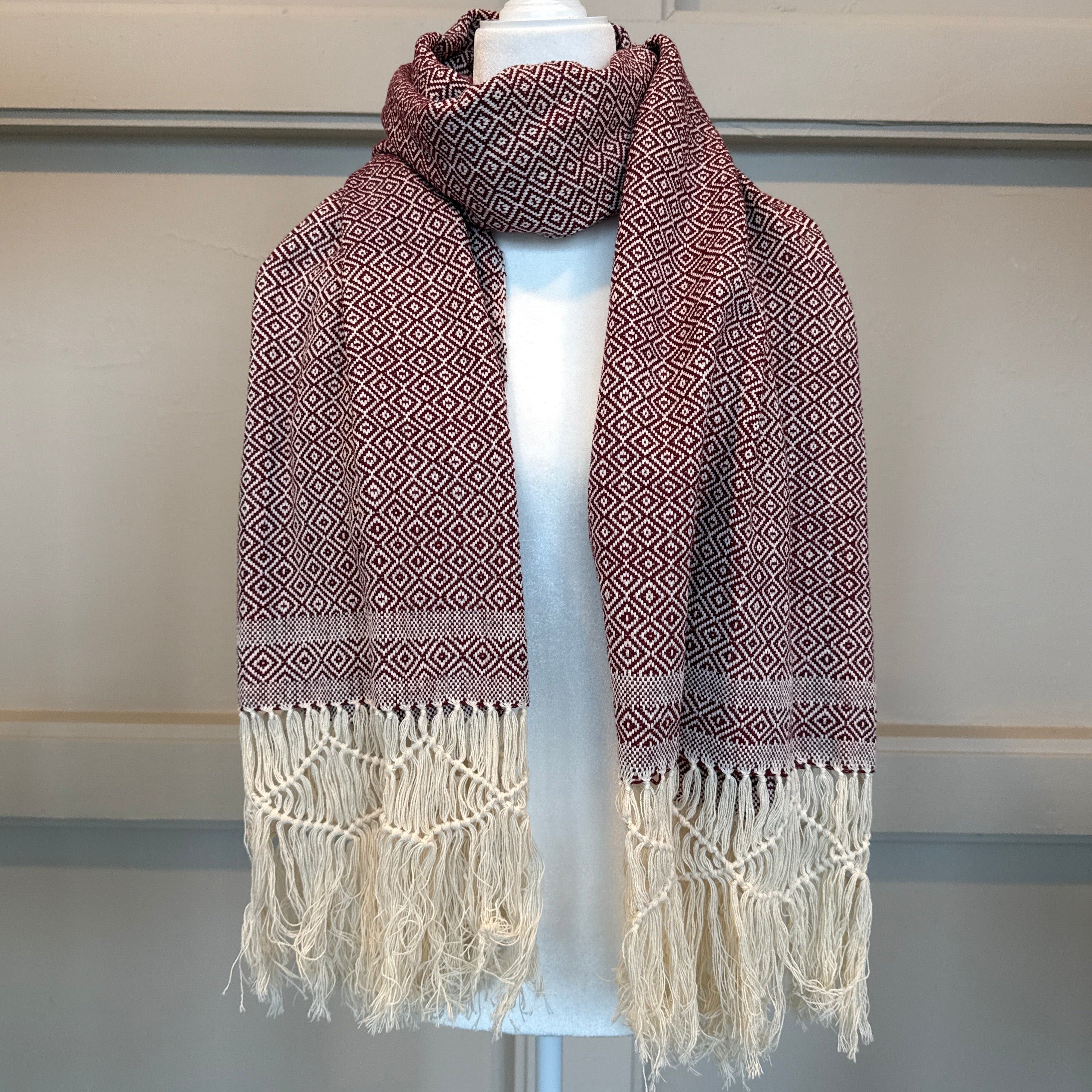 Handmade Red Rebozo Mexico
