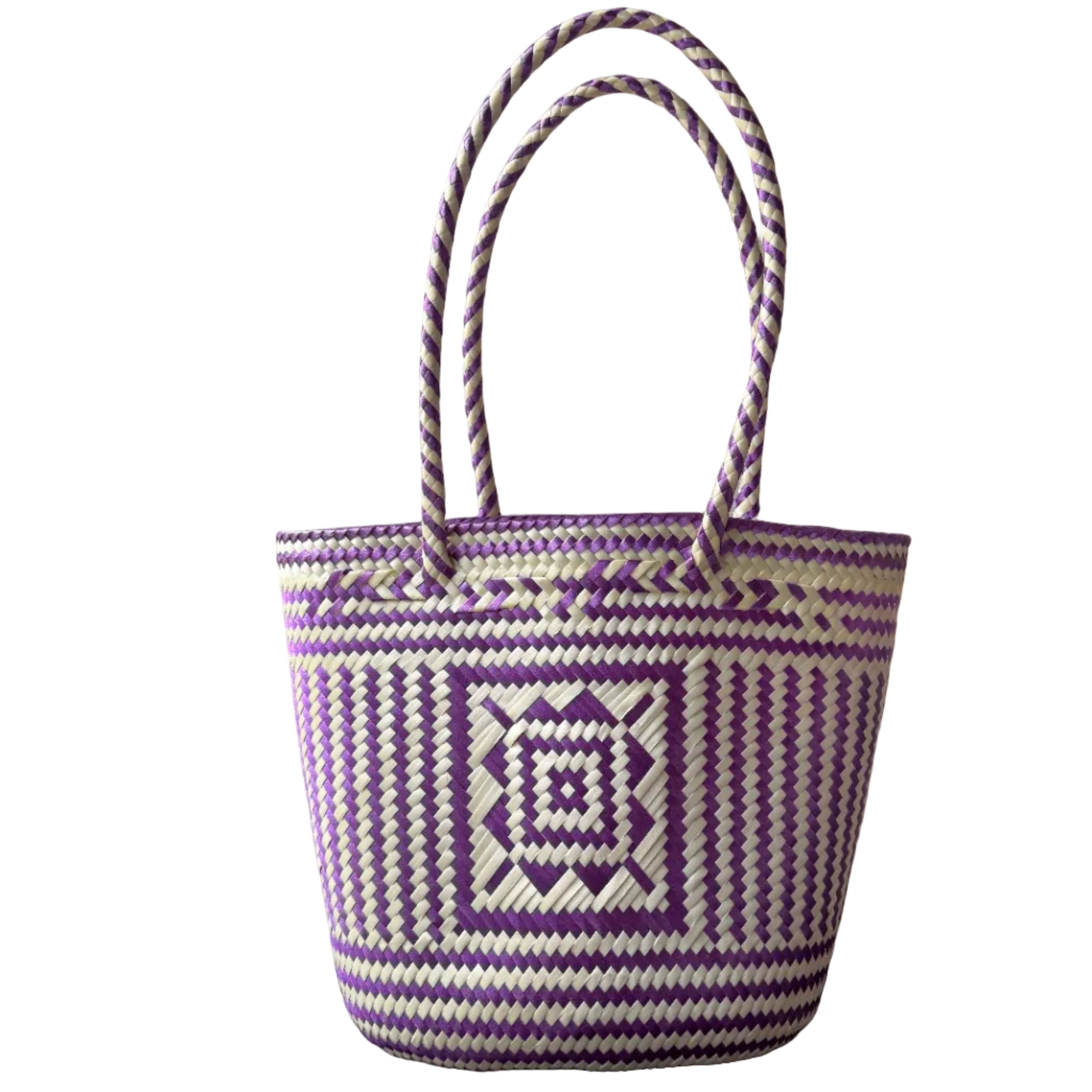 Hand Woven Abelina Purple Bag Mexico