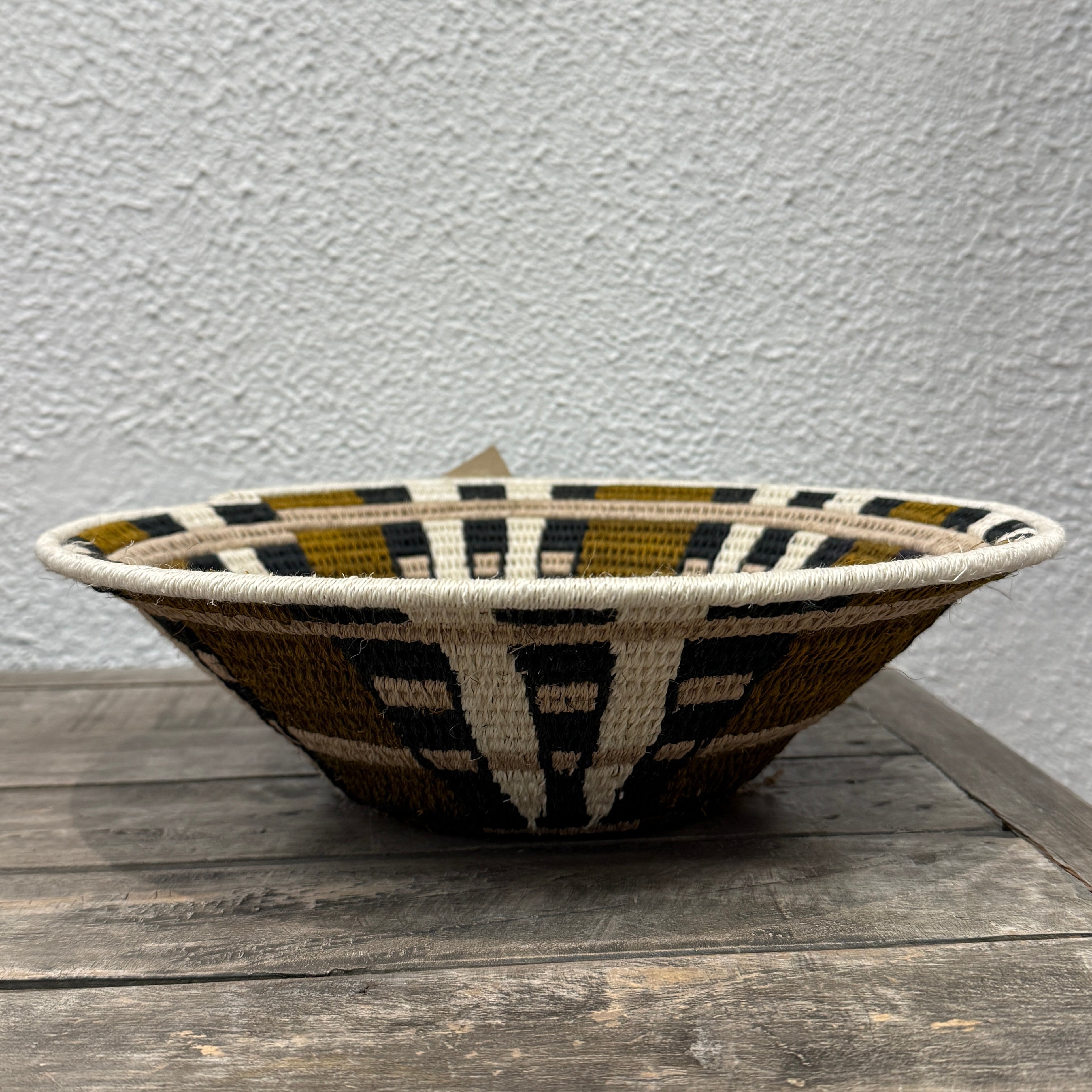 Natural Sisal Brown Large Basket Eswatini