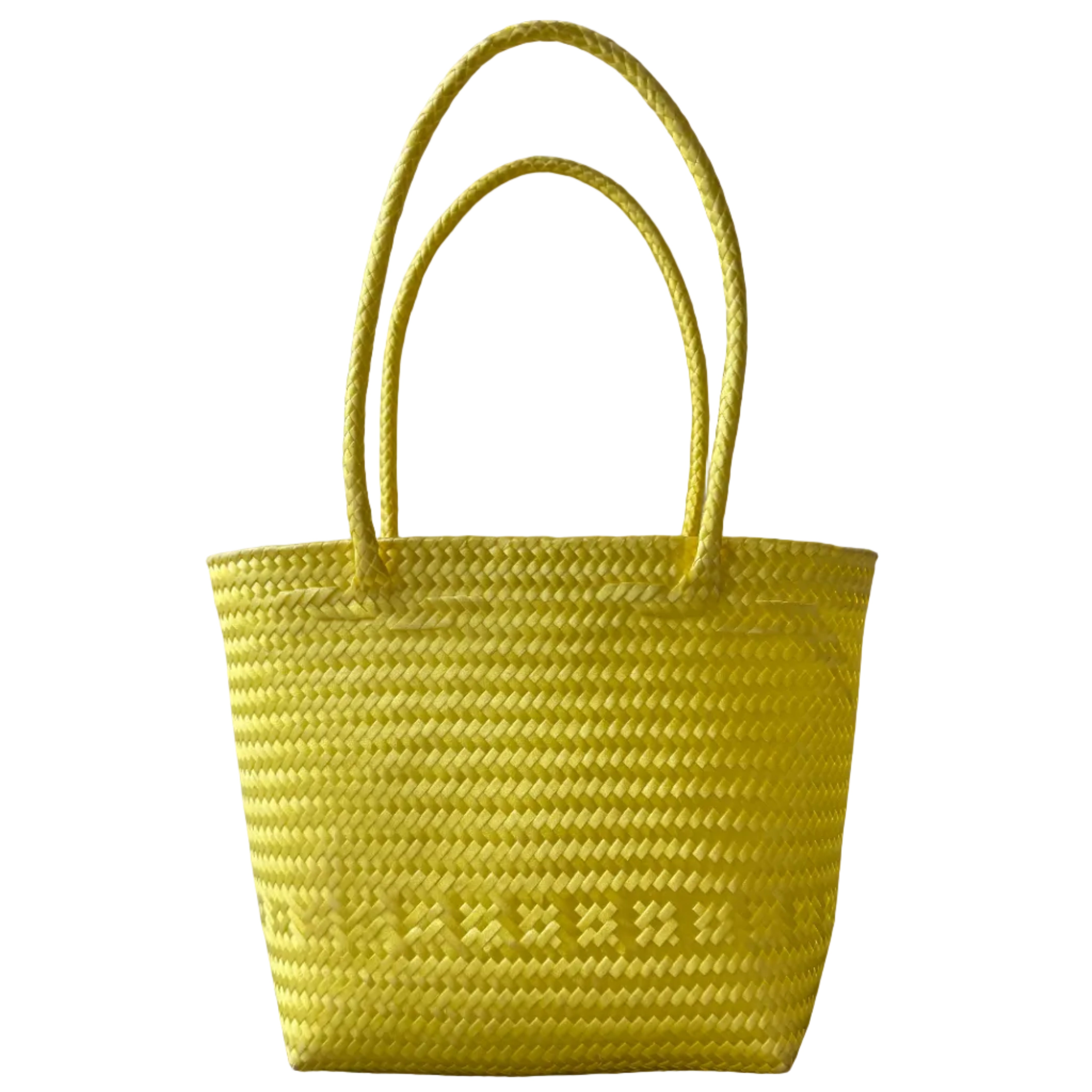 Hand Woven Abelina Yellow Bag Mexico