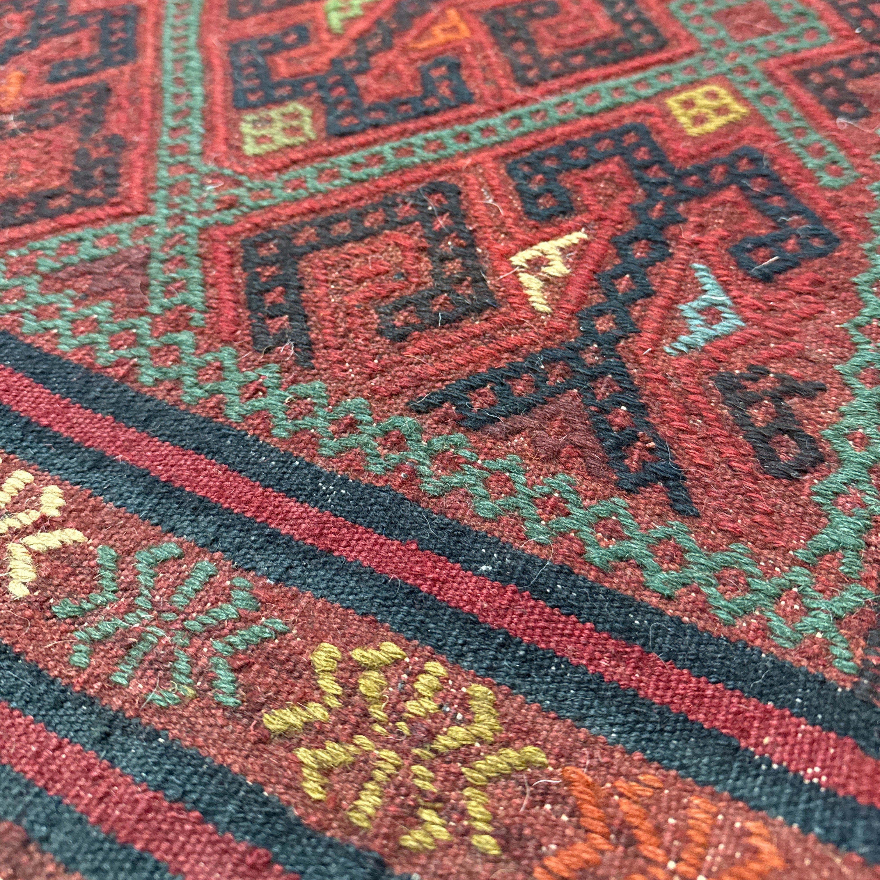 Handwoven Olami Kilim Afghanistan - 03