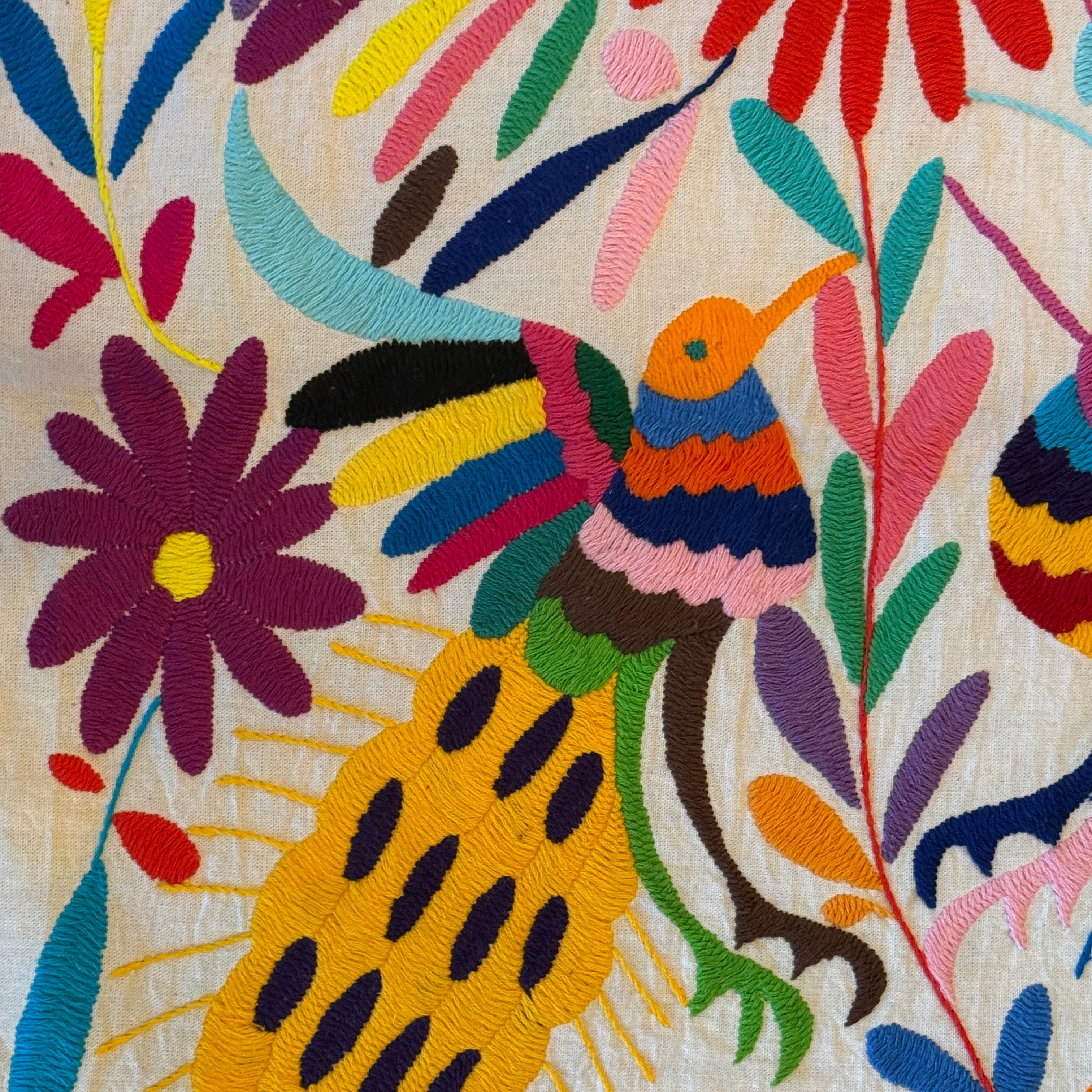Embroidered Otomi Wall Hanging Mexico