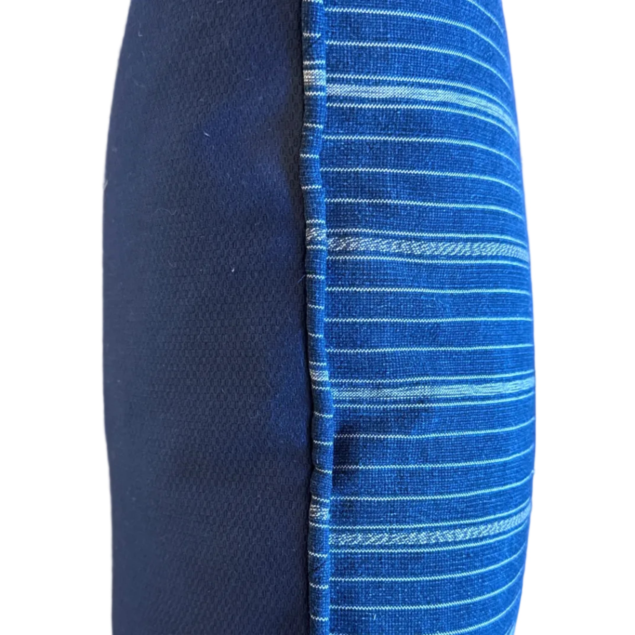 Embroidered Indigo Corte Pillow Guatemala (20x20)