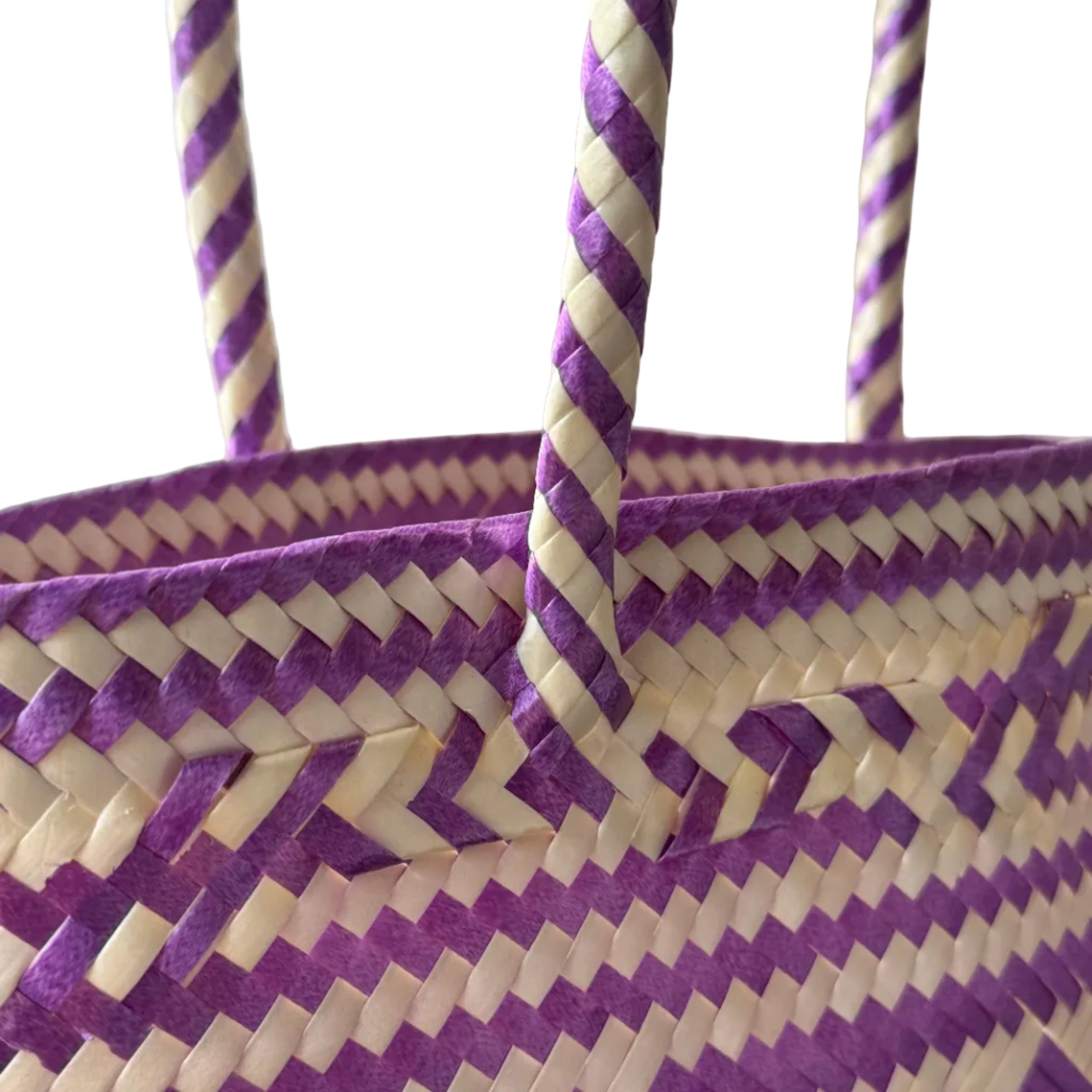 Hand Woven Abelina Purple Bag Mexico
