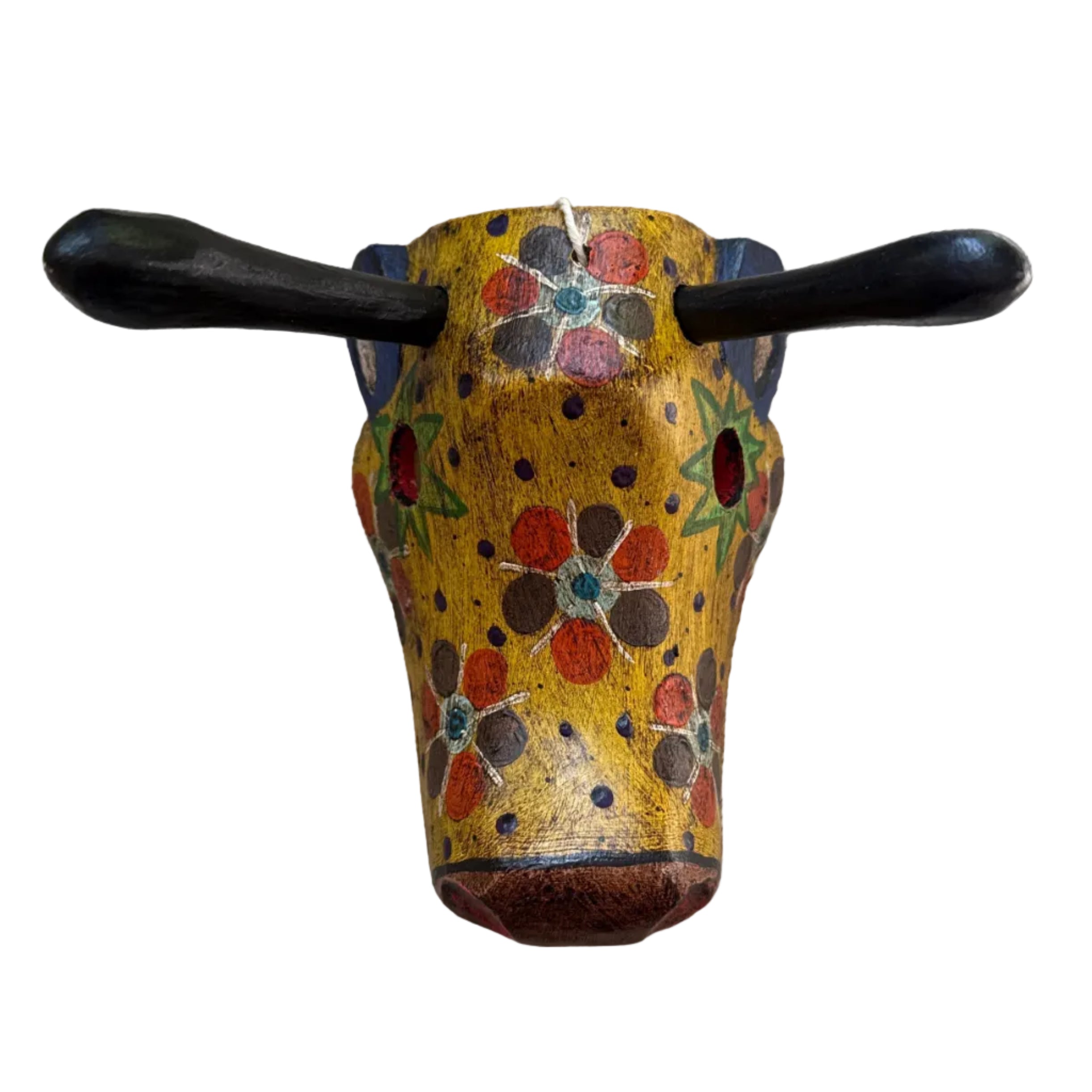 Wooden Giraffe Mask Small Guatemala