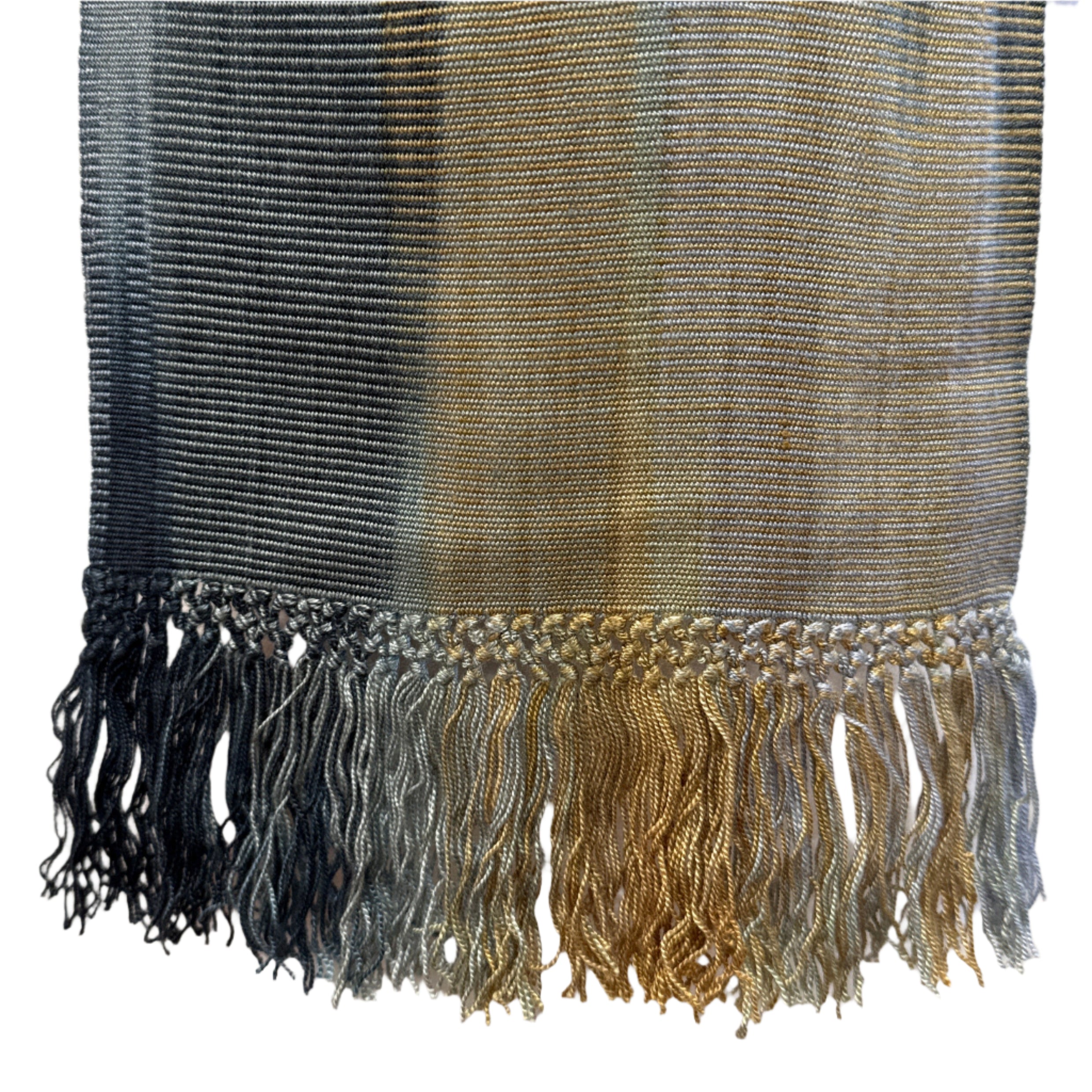 Handwoven Bamboo Olive Scarf Guatemala