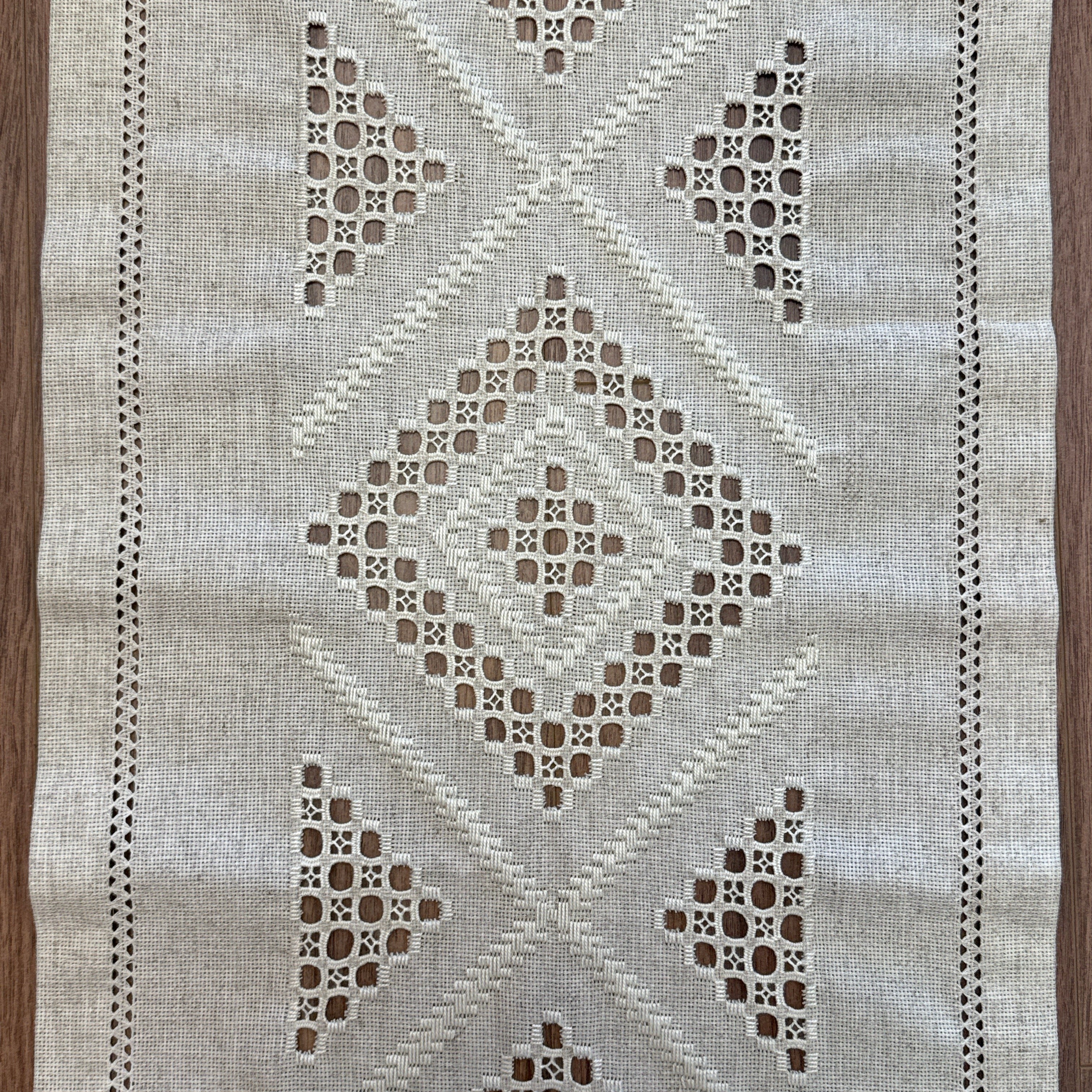 Linen Embroidered Table Runner Ukraine