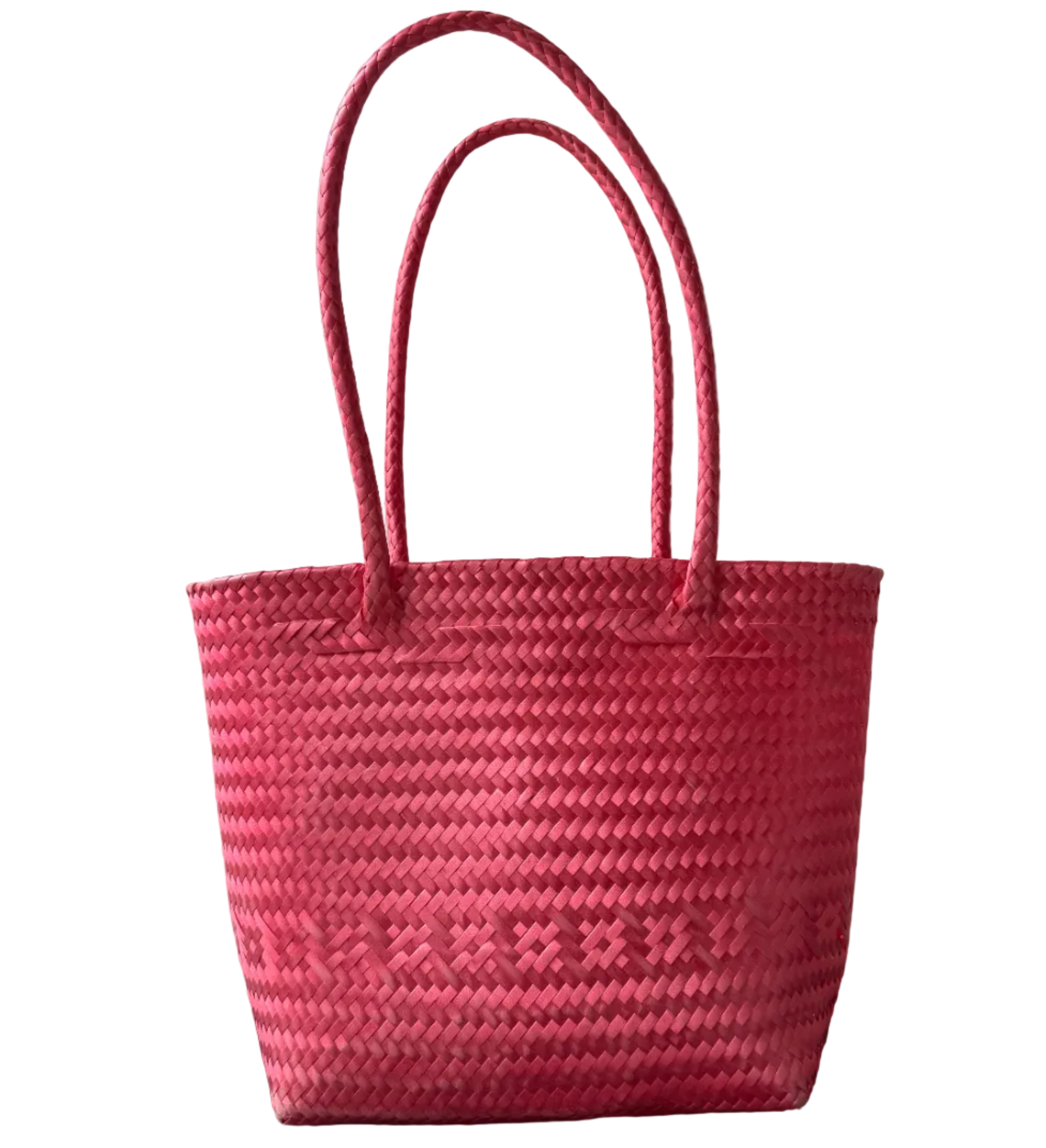 Hand Woven Abelina Red Bag Mexico