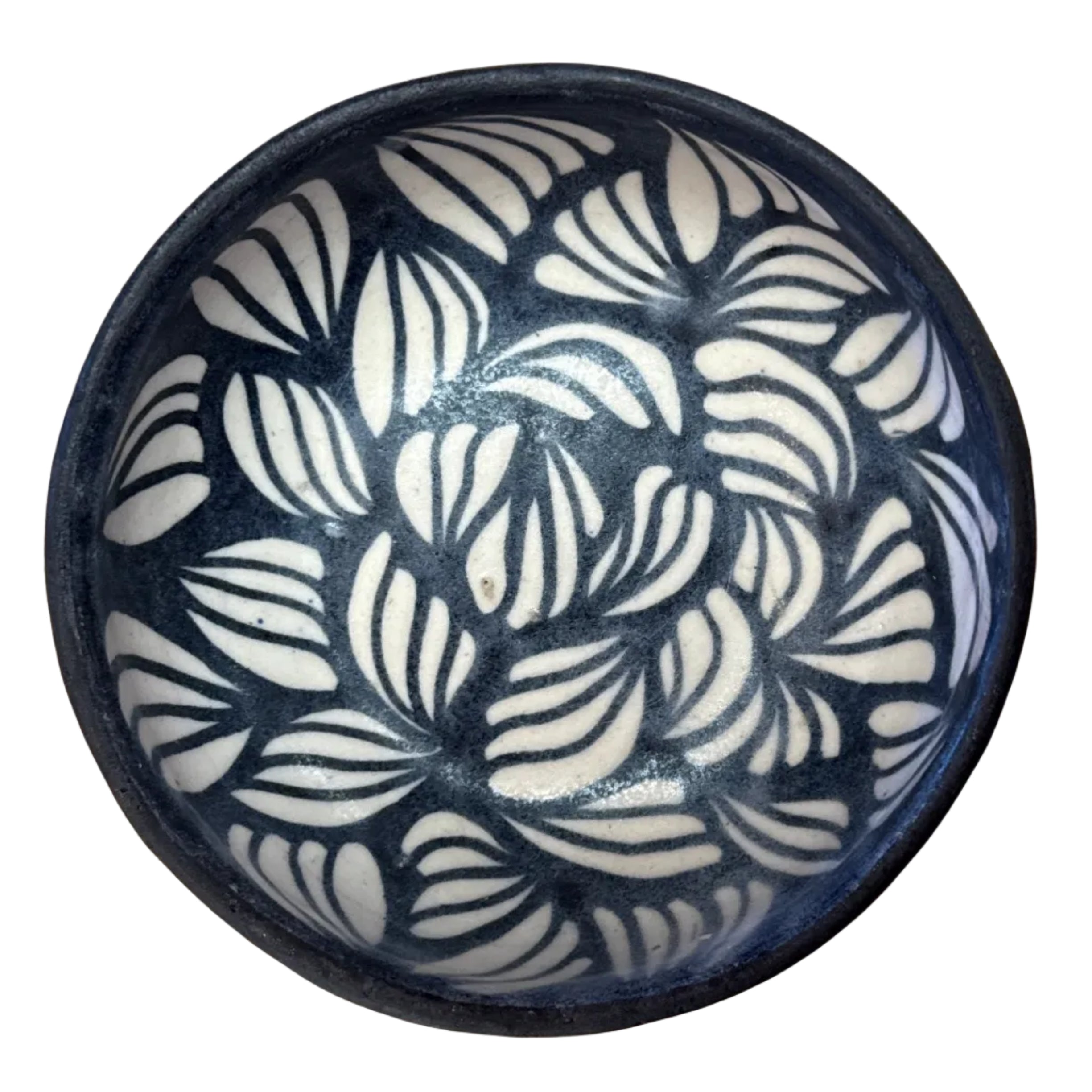 Handmade Petals Ceramic Bowl Mexico