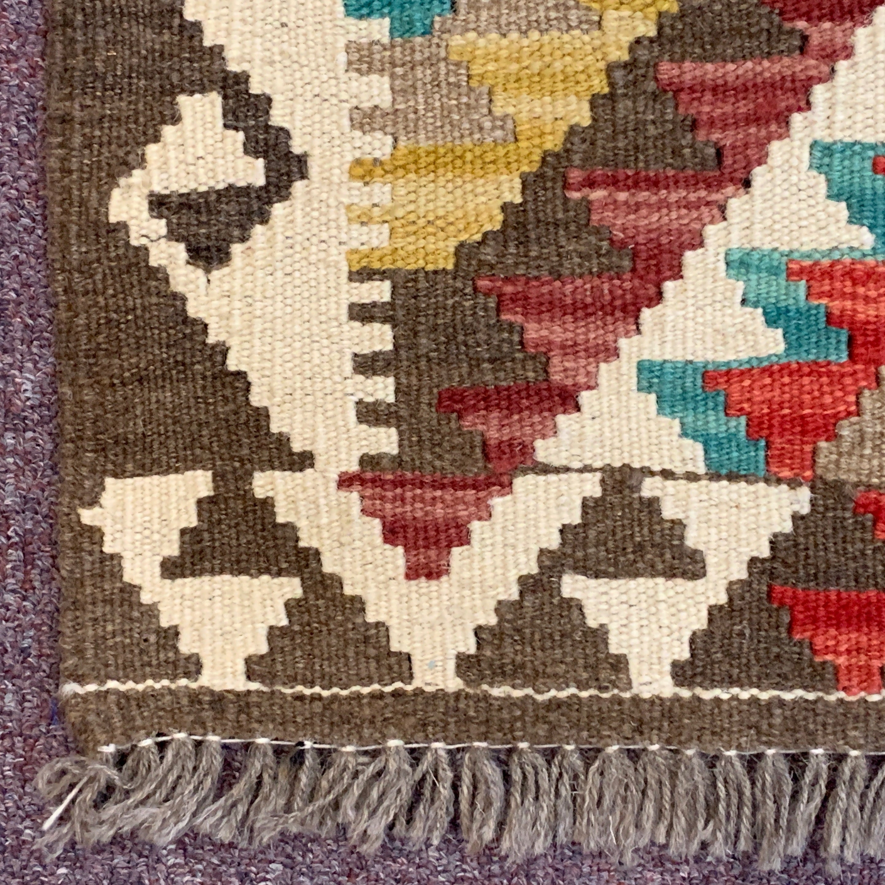 Handwoven Runner Kilim Afghanistan (3x7) - 023