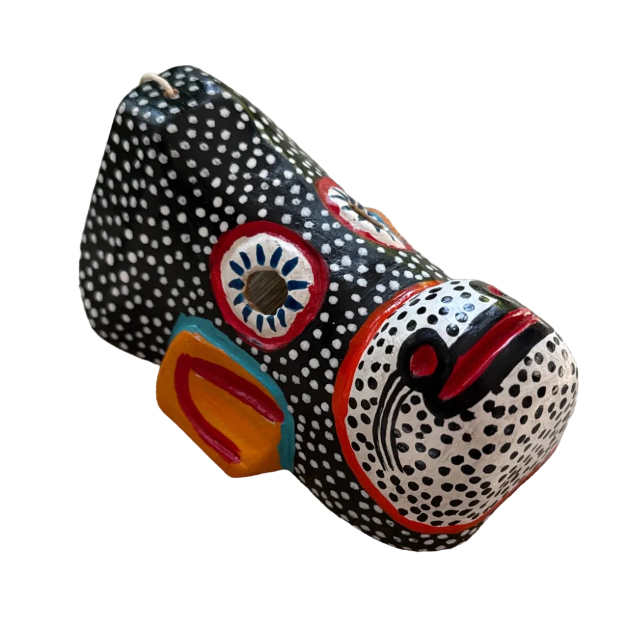 Wooden Monkey Mask Small Guatemala