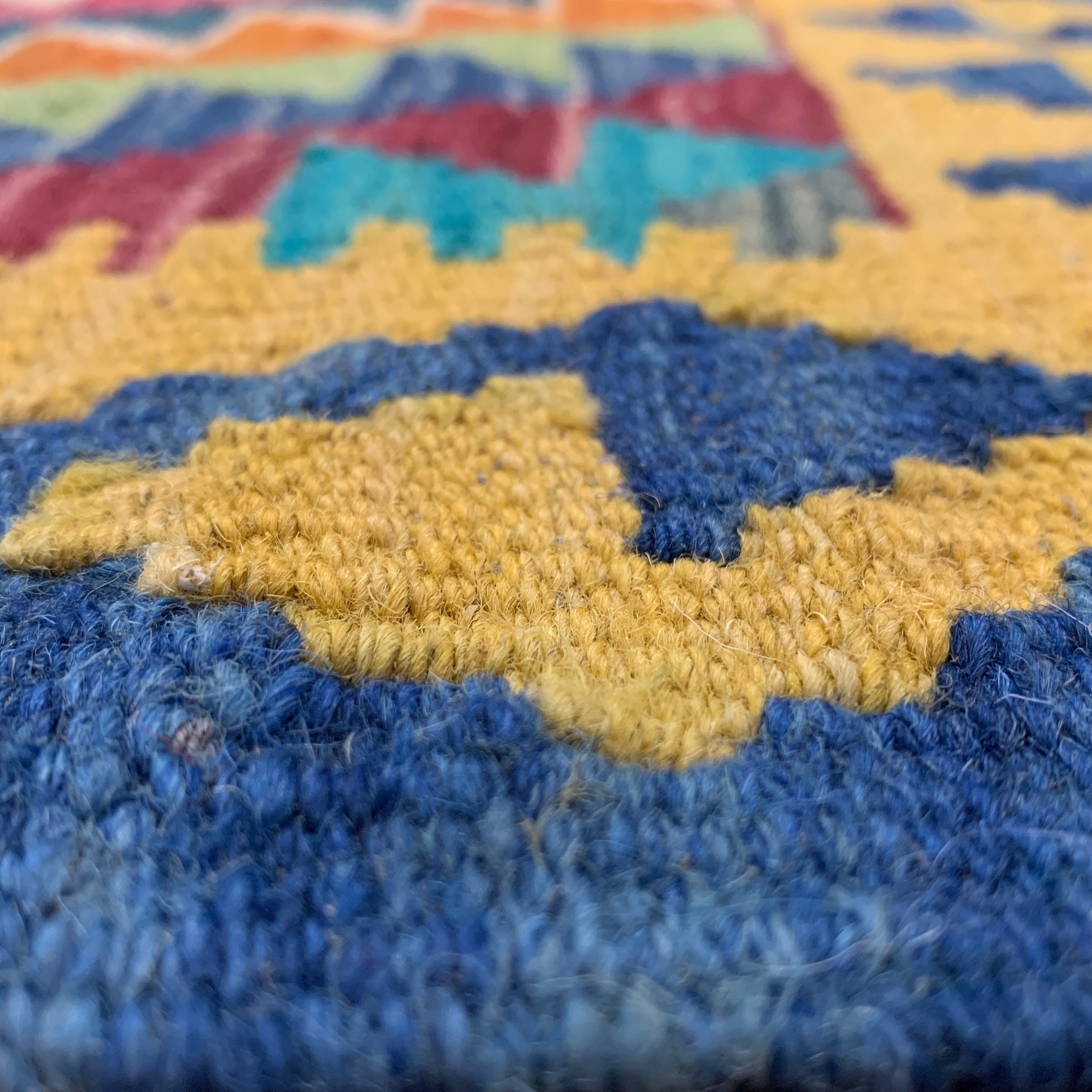 Handwoven Small Kilim Afghanistan (2x3) - 003