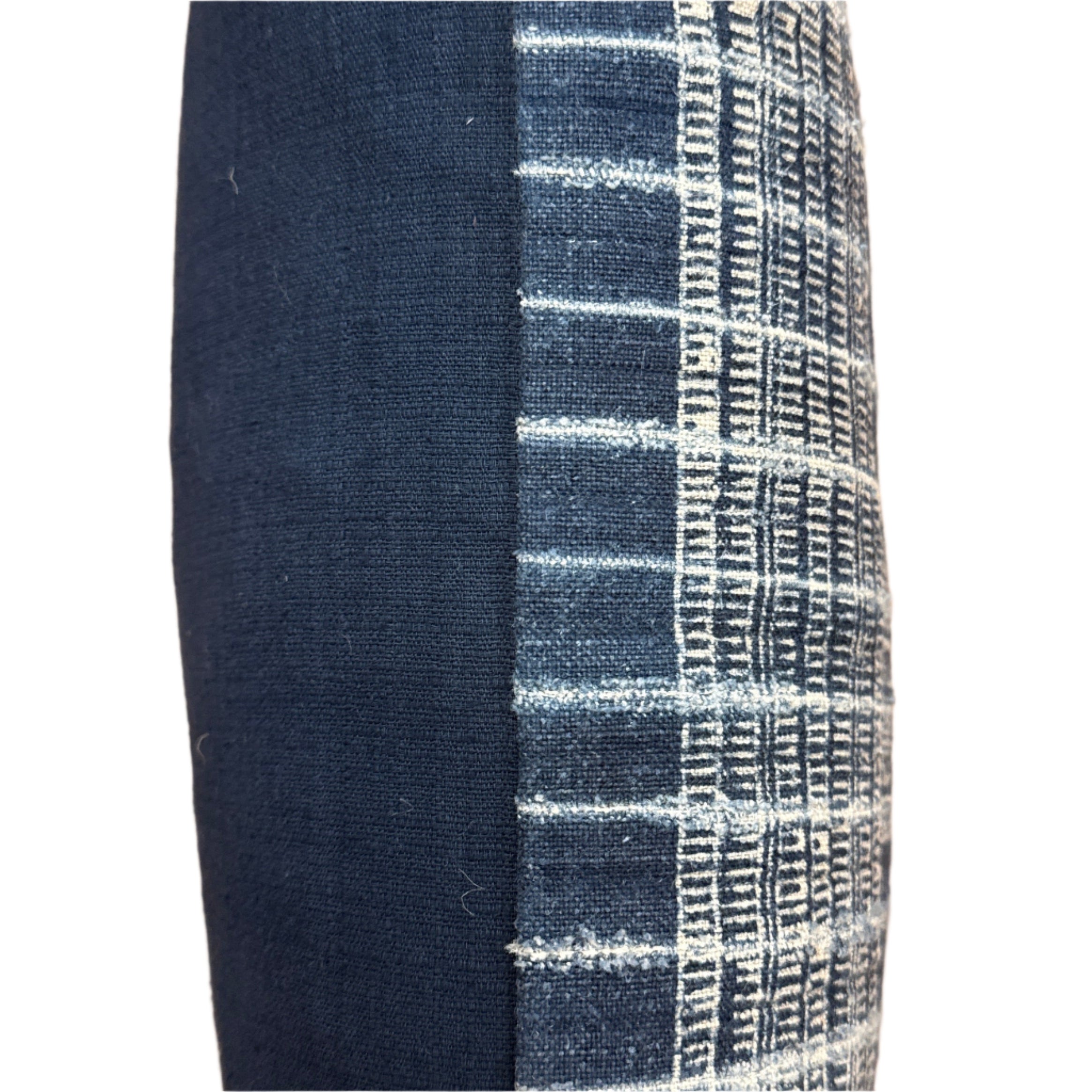 Handwoven Hemp Vintage Batik Tribal Pillow Thailand (18 x 18)