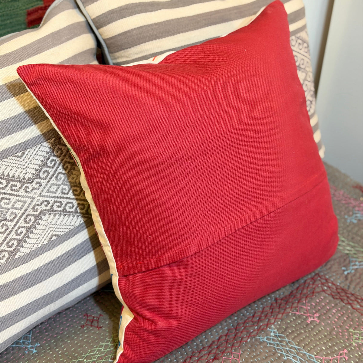 Embroidered Insect Pillow South Africa - D