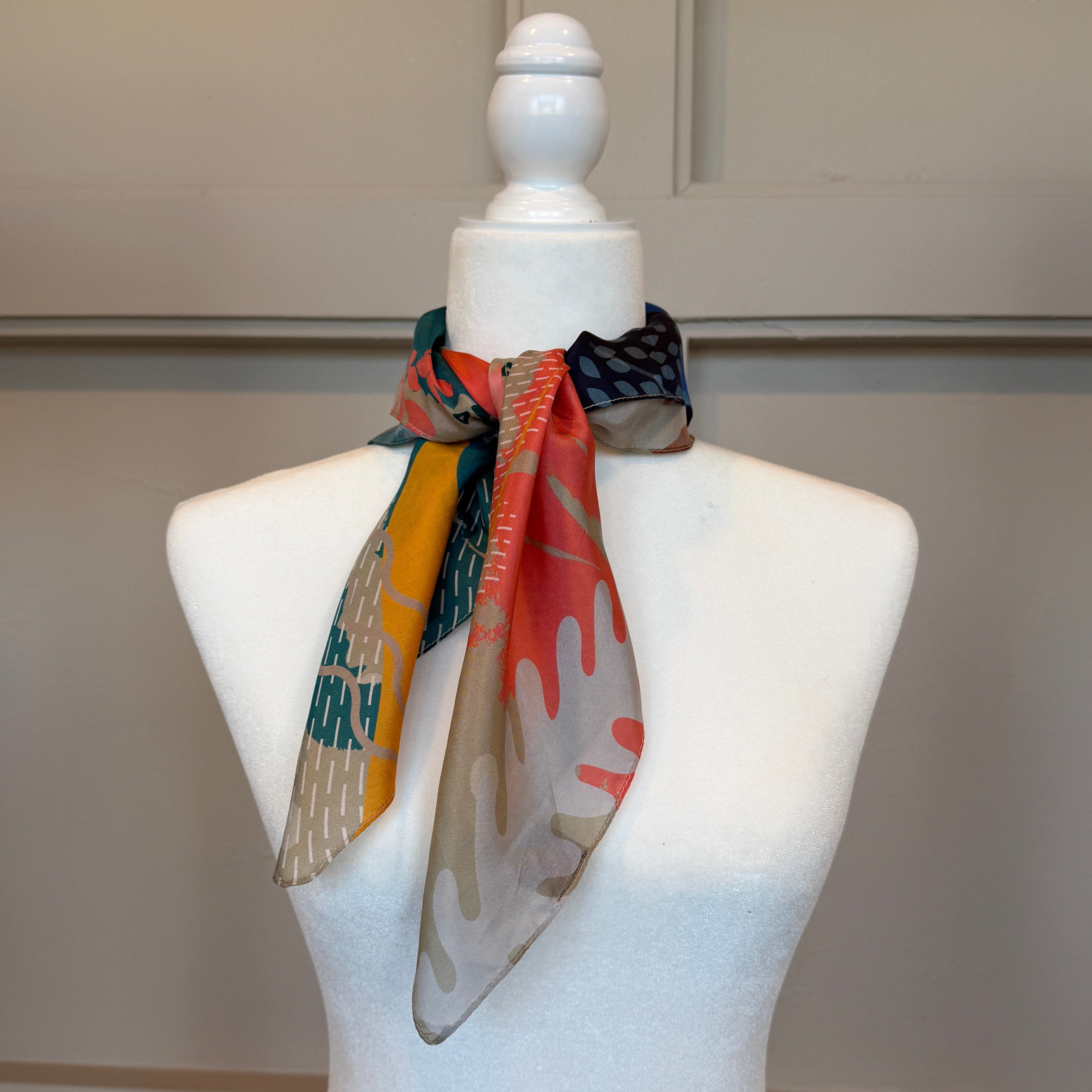 Mulberry Silk Summer Square Scarf India