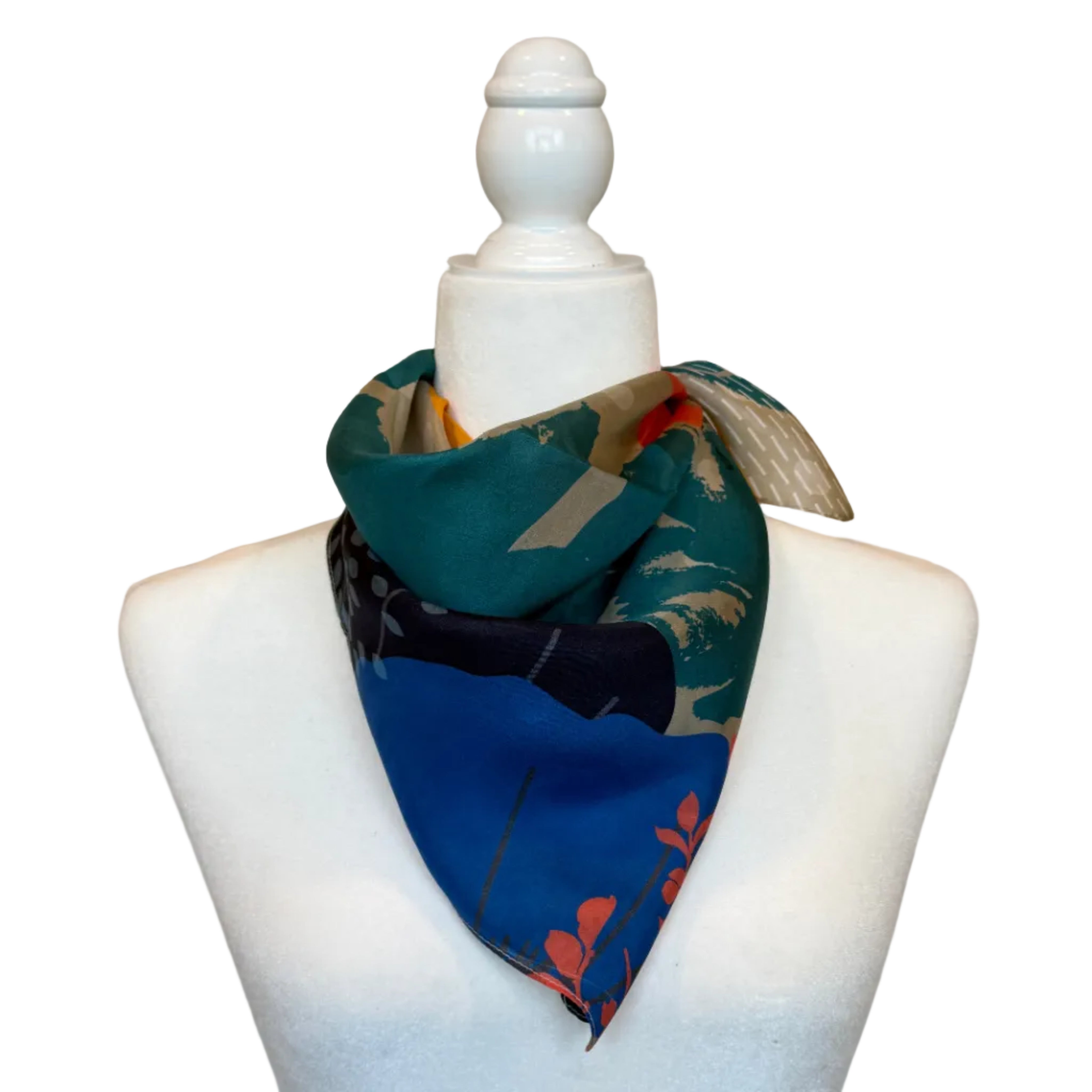 Mulberry Silk Summer Square Scarf India