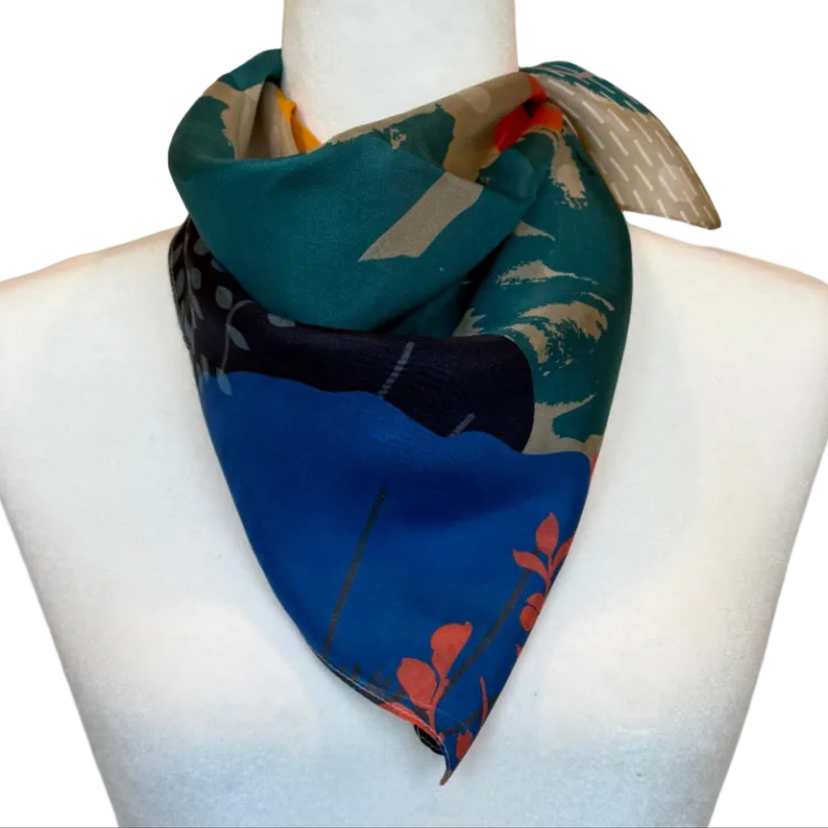 Mulberry Silk Summer Square Scarf India