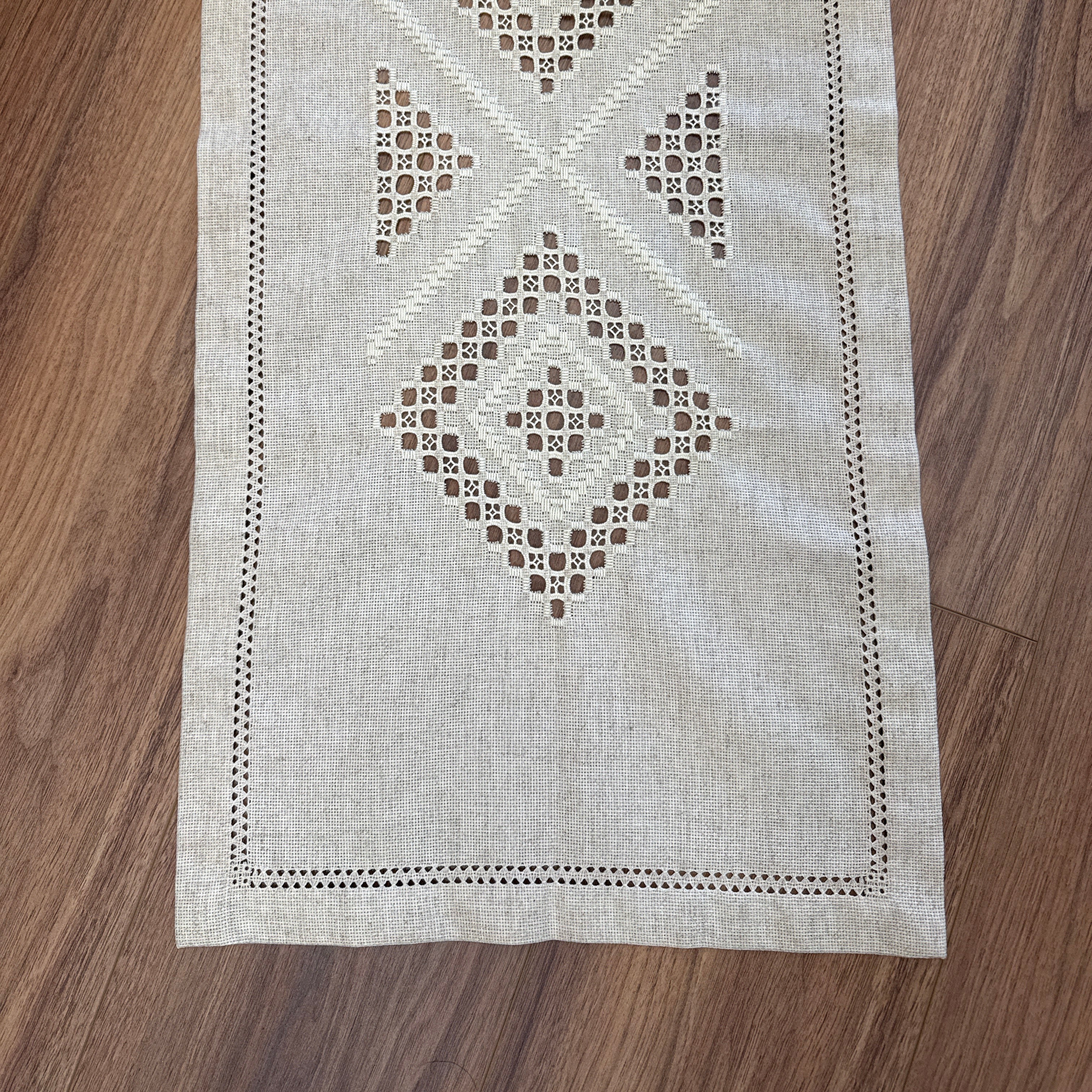 Linen Embroidered Table Runner Ukraine