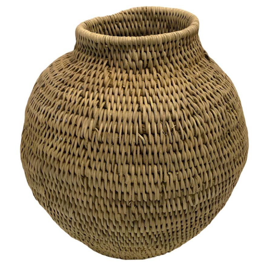 Handmade Cane Basket from Buhera Region of Zimbabwe