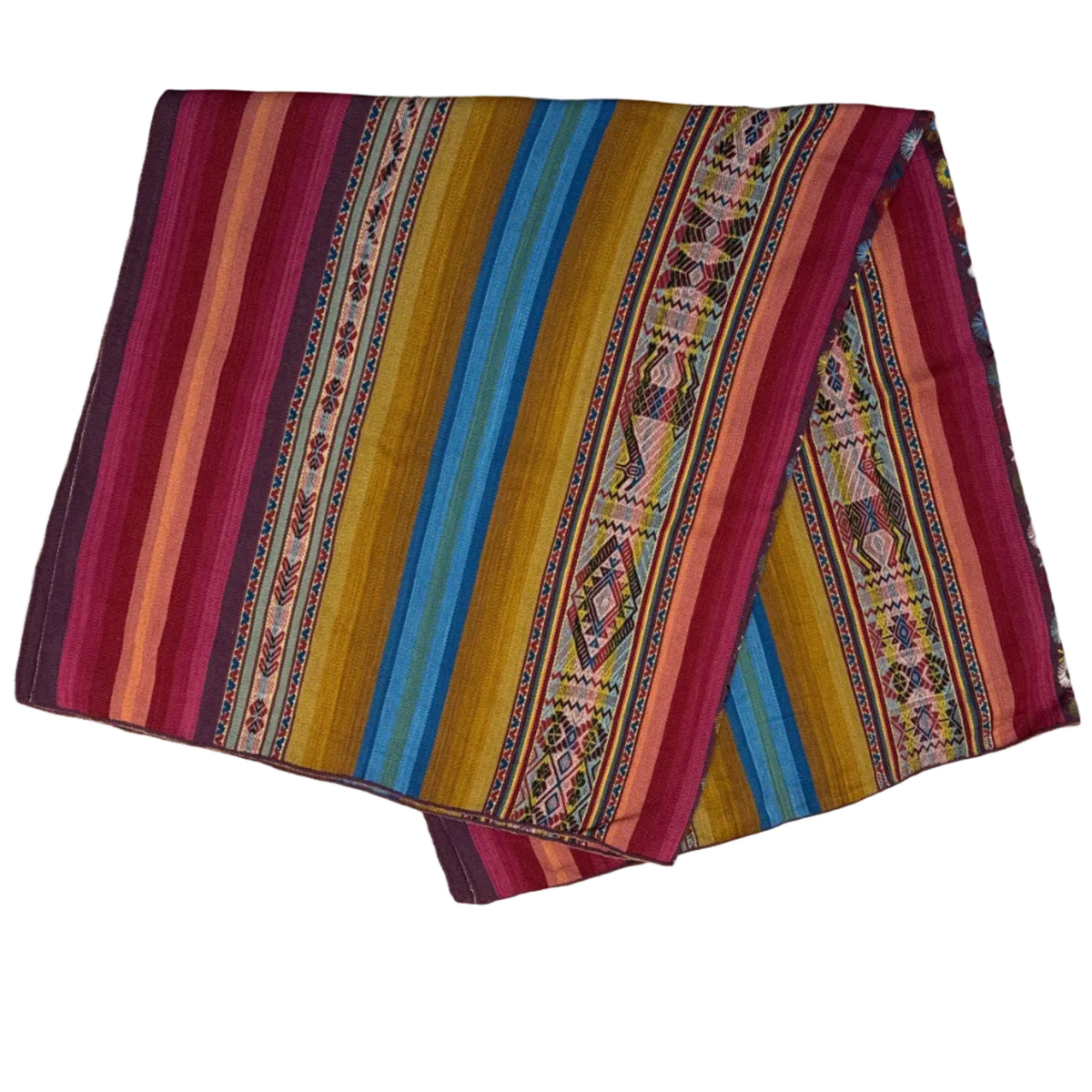 Handwoven Quispe Wool Throw Peru