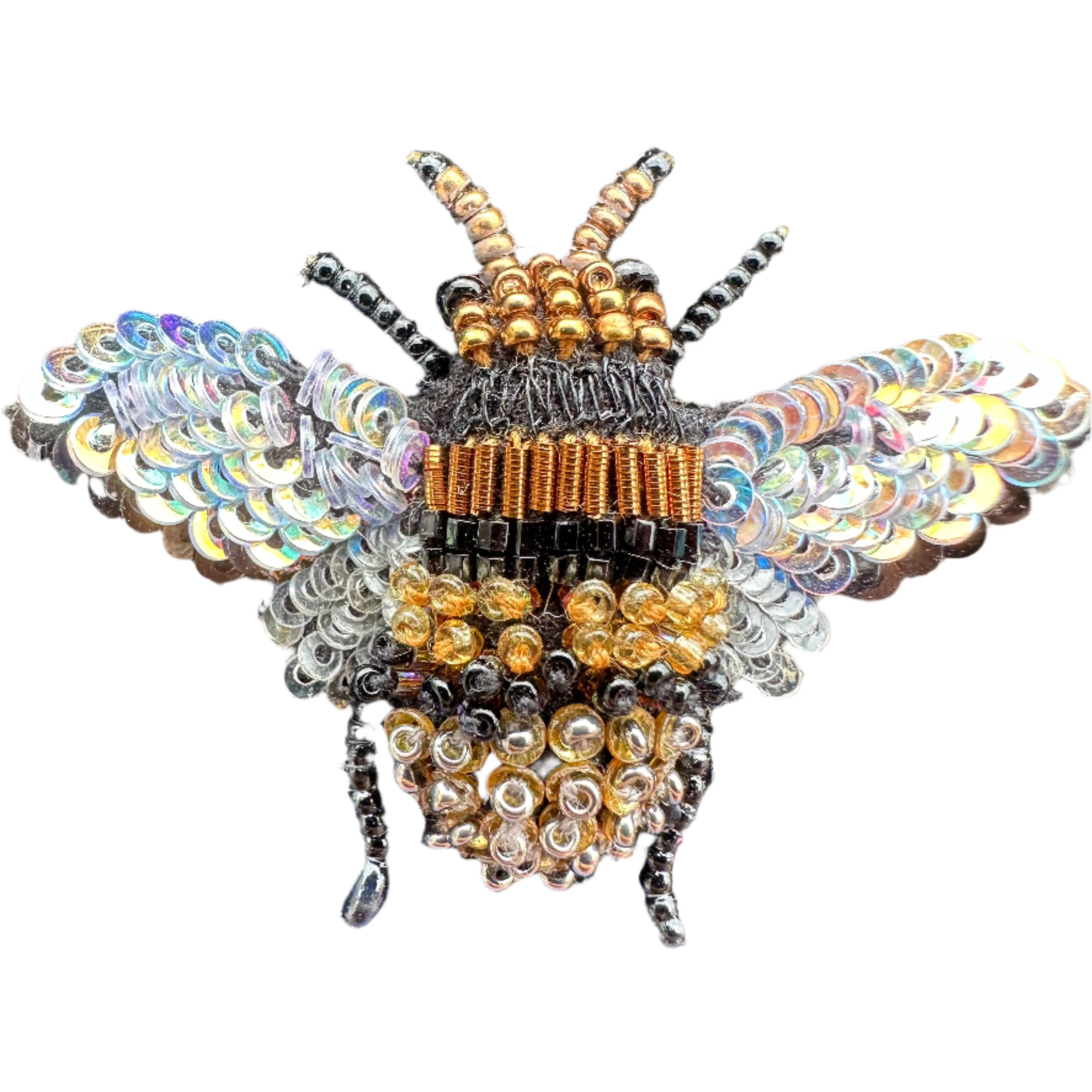 Embroidered Brooch - Honey Bee India