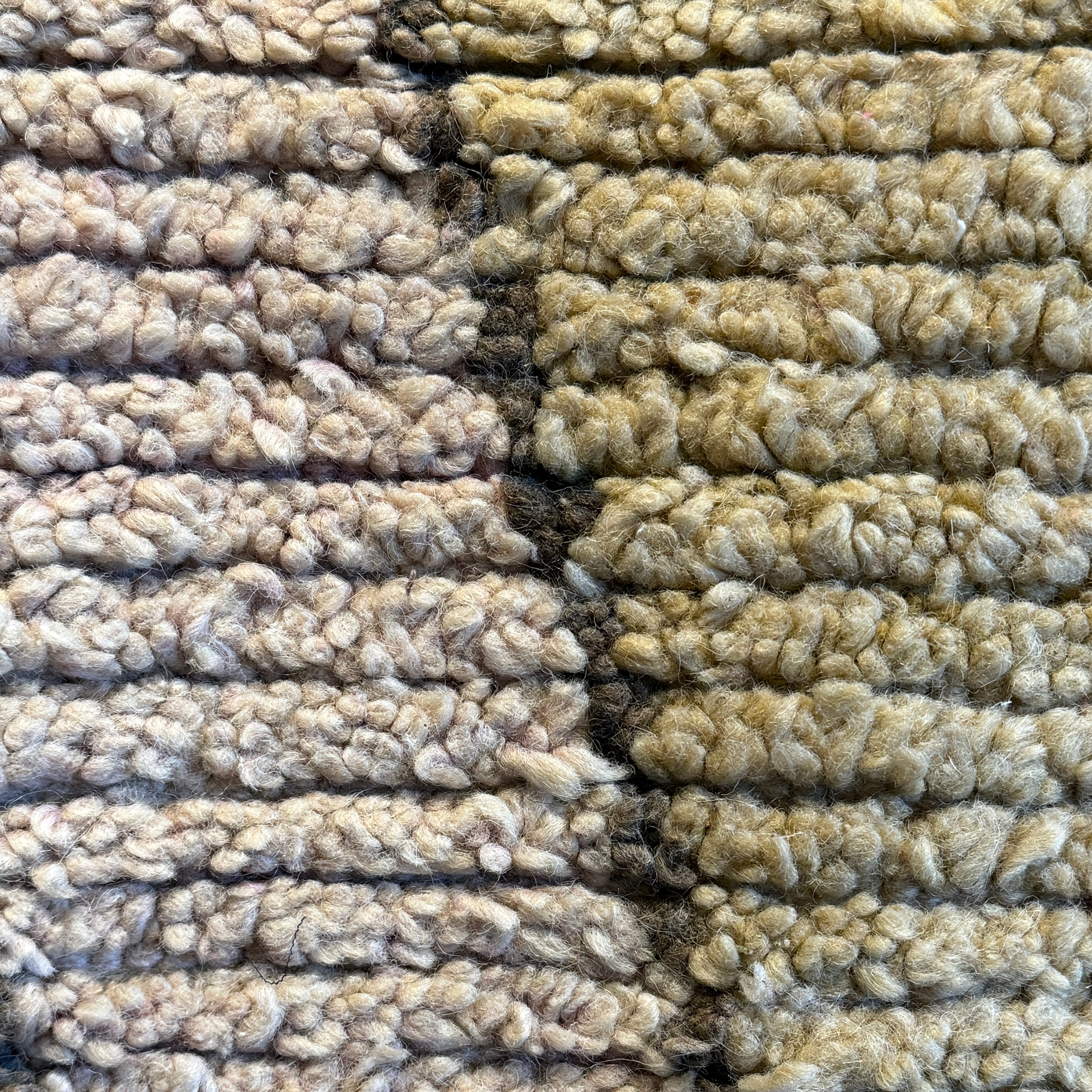 Handwoven Boujaad Wave Wool Rug Morocco (54" x 94")