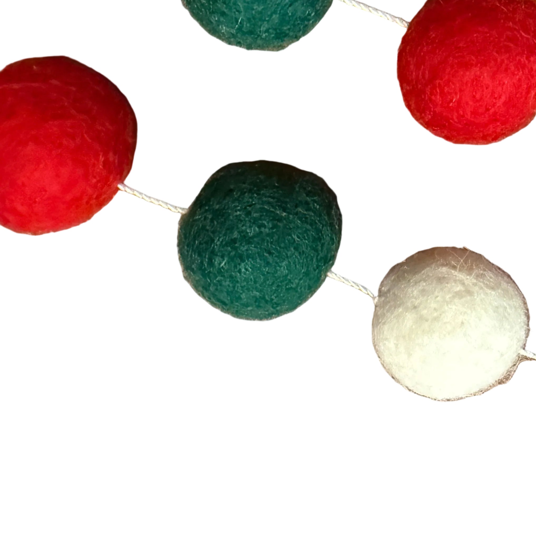 Handmade Holiday Felt Garland Nepal