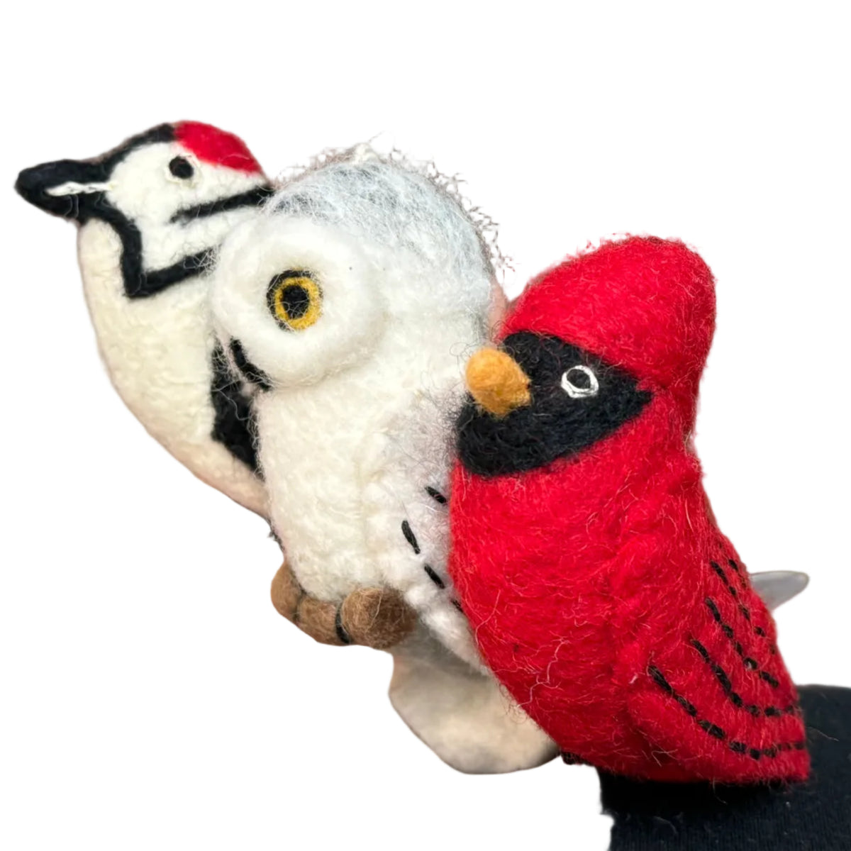 Handmade Wool Felt Northern Bird Collection Nepal