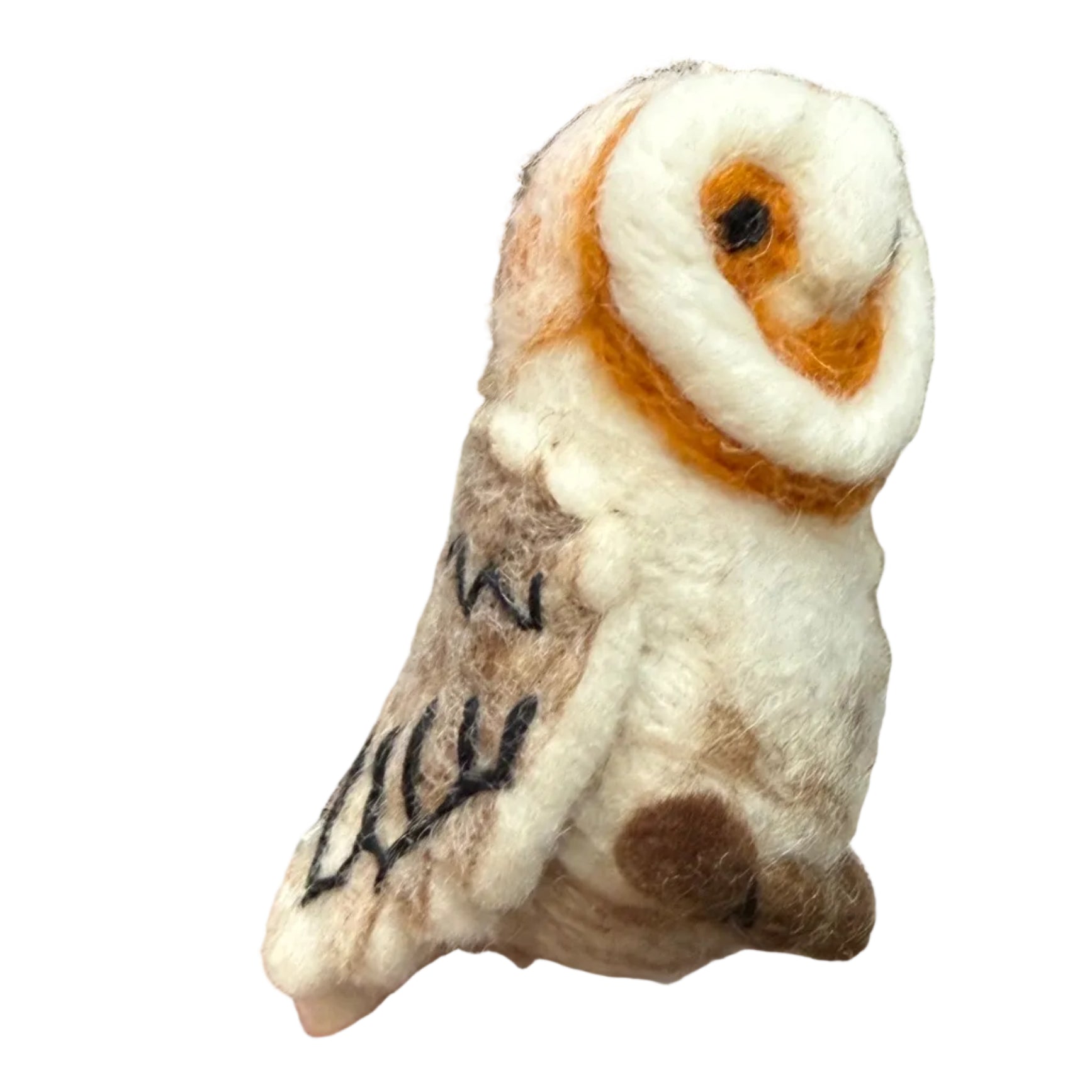 Handmade Wool Felt Owl Bird Collection Nepal