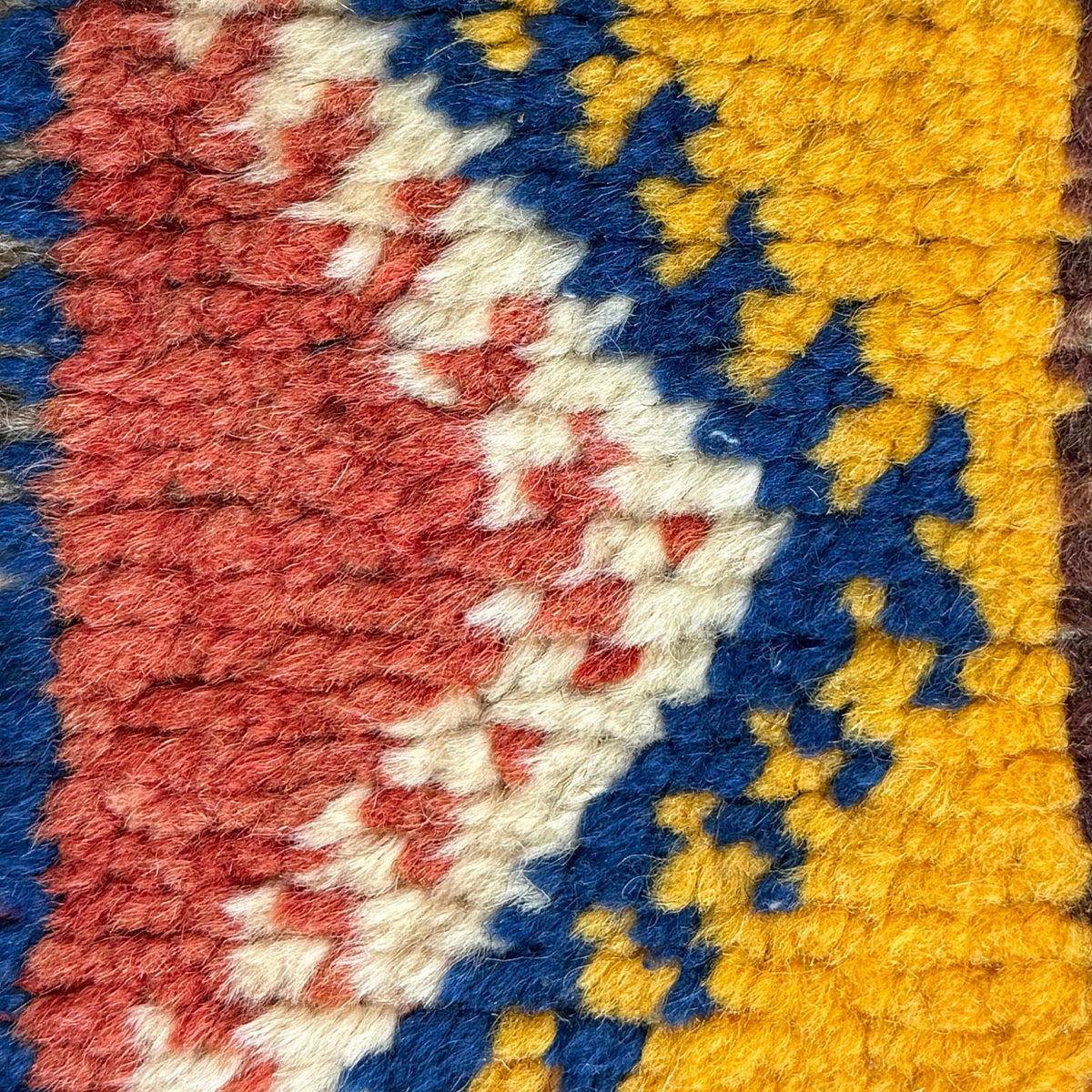 Handwoven Ait Abdellah Warm Rug Morocco (4x7.5)