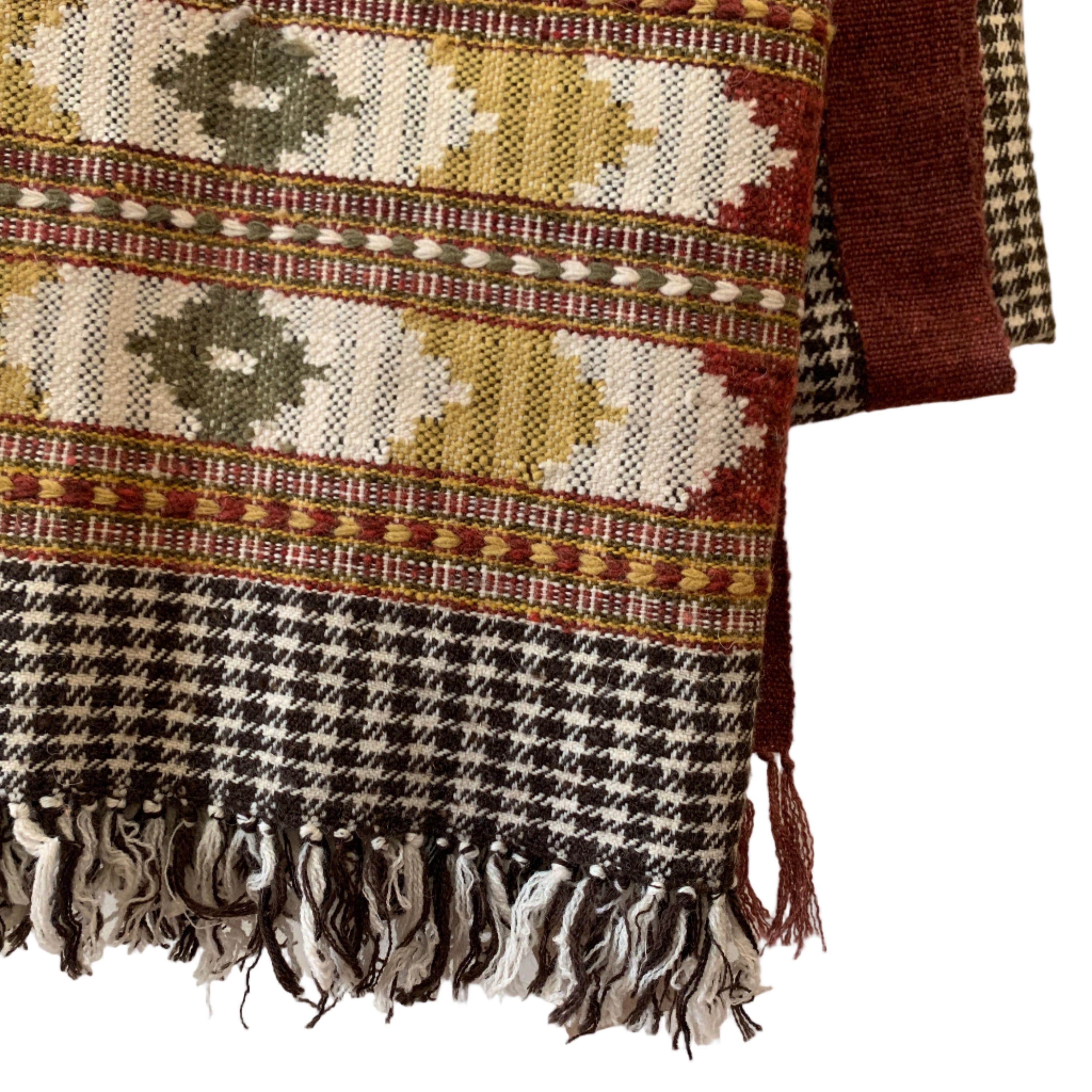 Handwoven Himalayan Wool Autumn Throw India