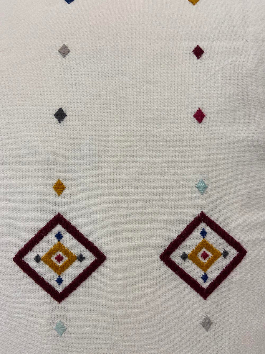detail of embroidery