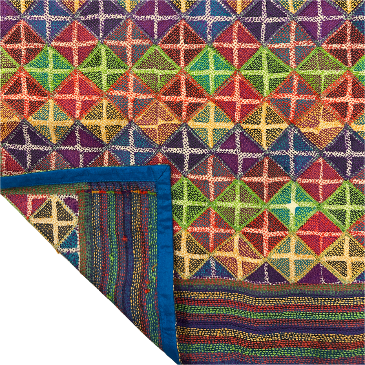 Kantha Stitched Warm Prantik Scarf India