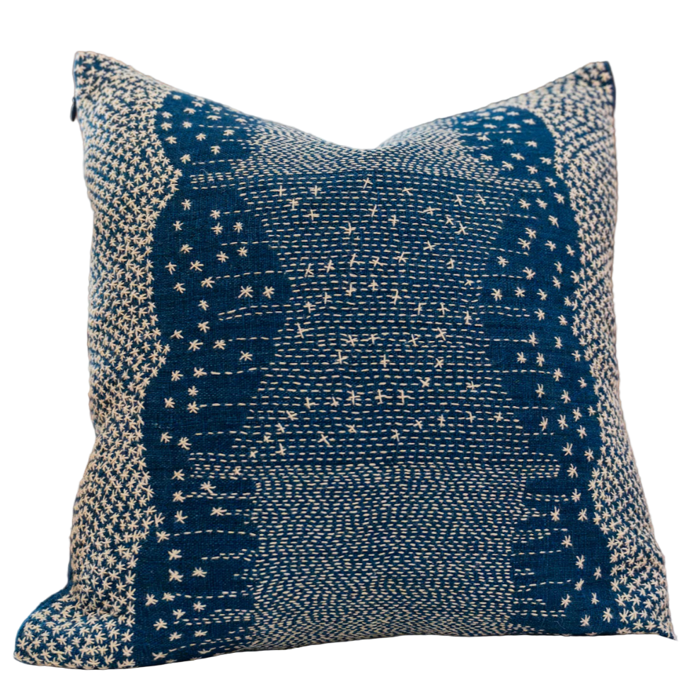 Handwoven Doi Saket Rain Cotton Pillow Laos-Thailand