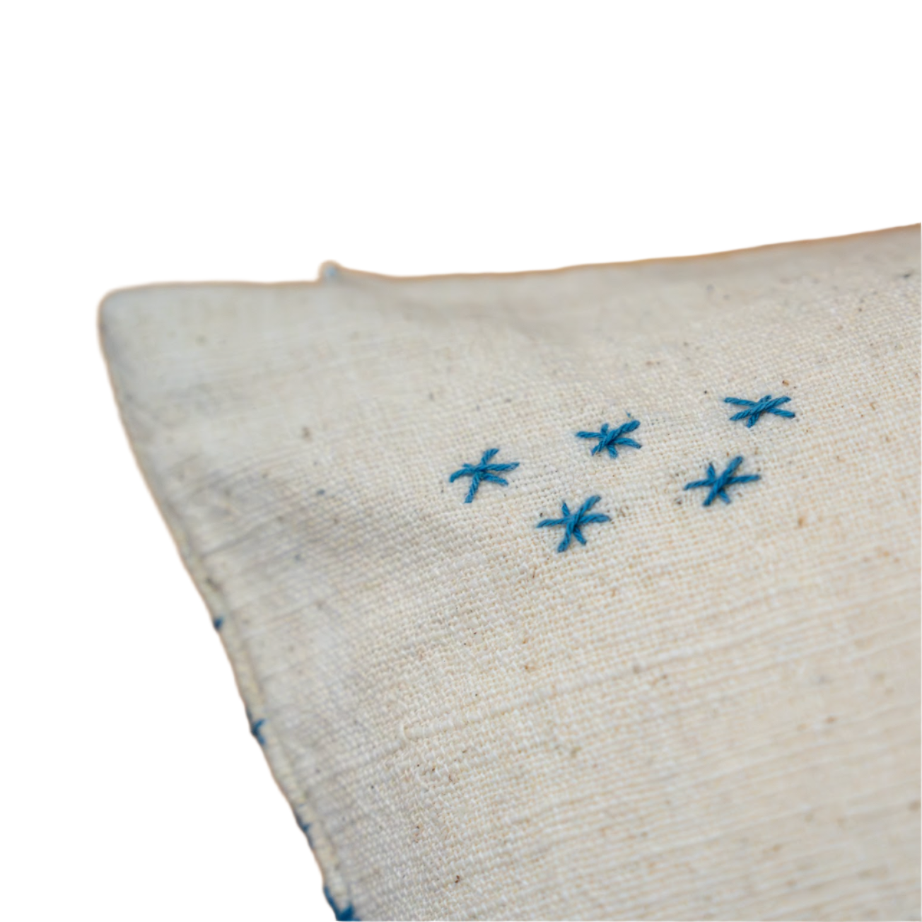 Handwoven Doi Saket Sundial Cotton Pillow Laos-Thailand (18x18)