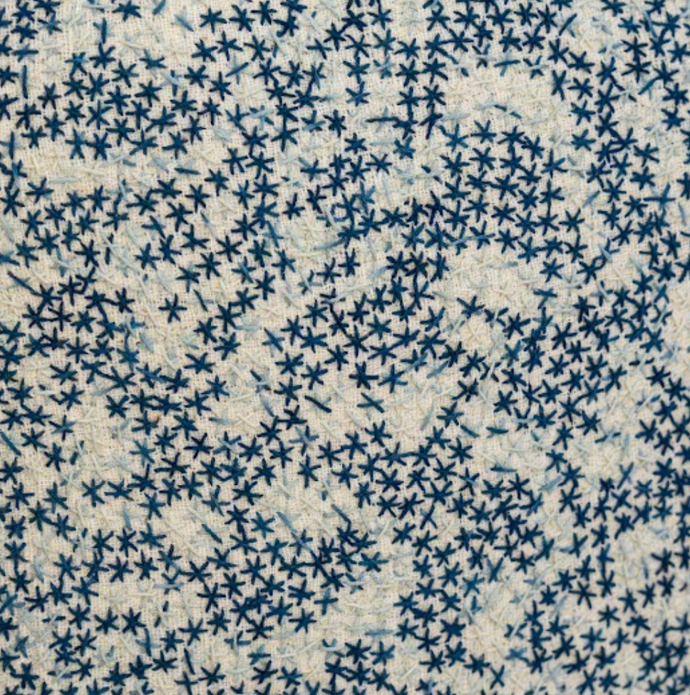 Handwoven Doi Saket Meadow Cotton Pillow Laos-Thailand (18x18)