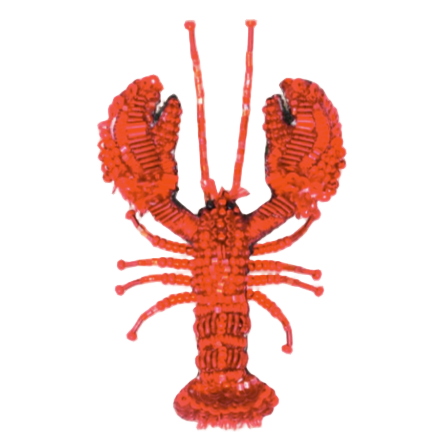 Embroidered Brooch - Lobster India