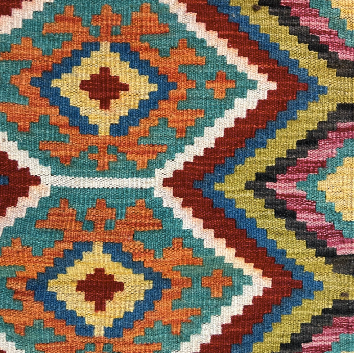 Handwoven Wool Kilim Runner Afghanistan (2x6) - K1033