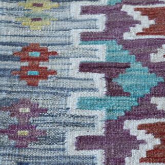Handwoven Wool Kilim Runner Afghanistan (2x6) - K0449