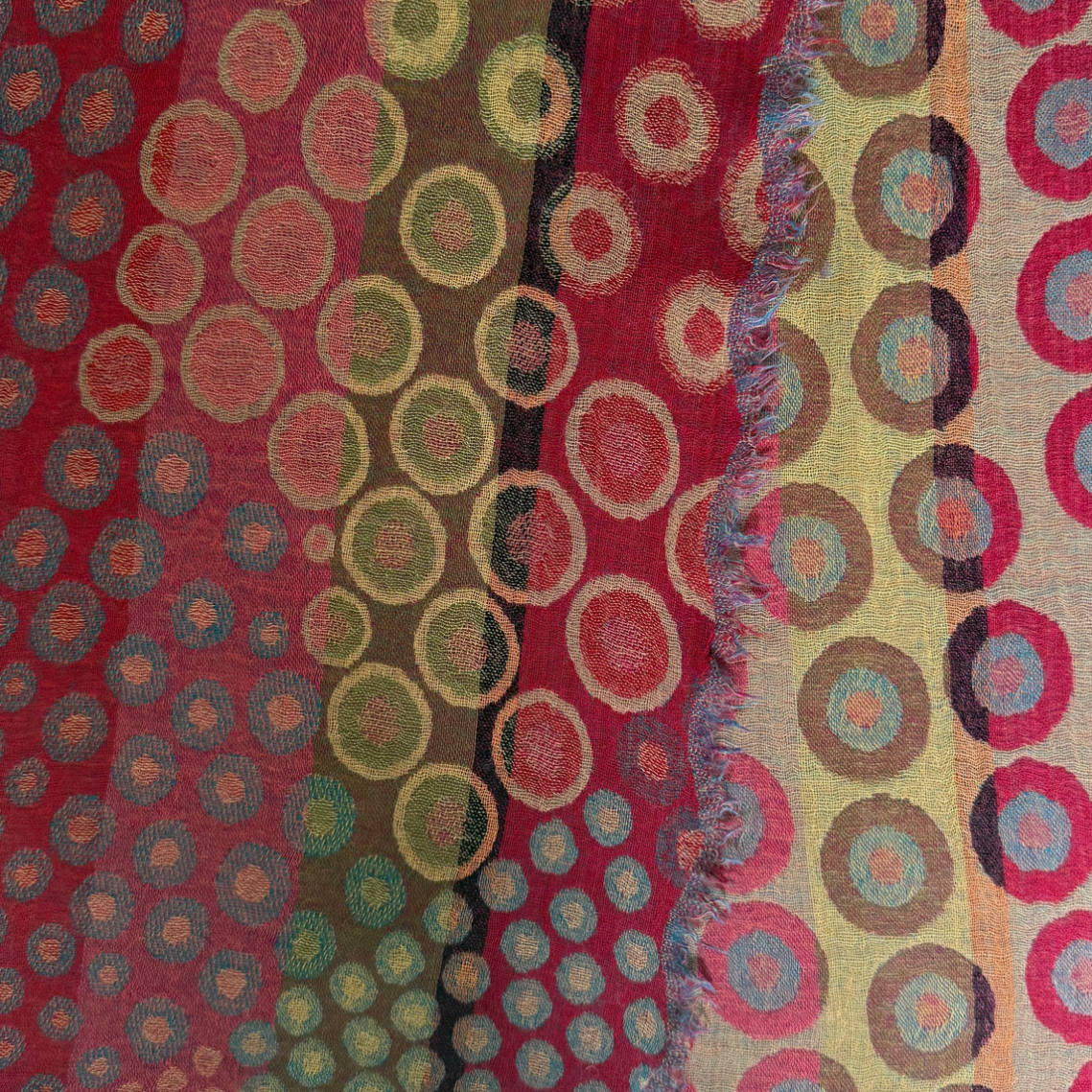 Woven Wool Scarf Reds India