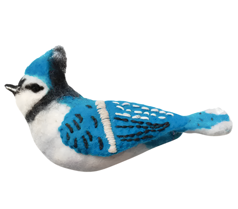 Handmade Wool Felt Northern Bird Collection Nepal