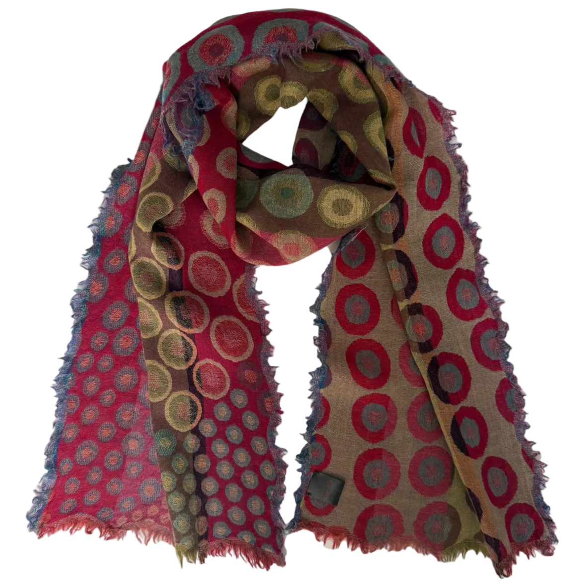 Woven Wool Scarf Reds India