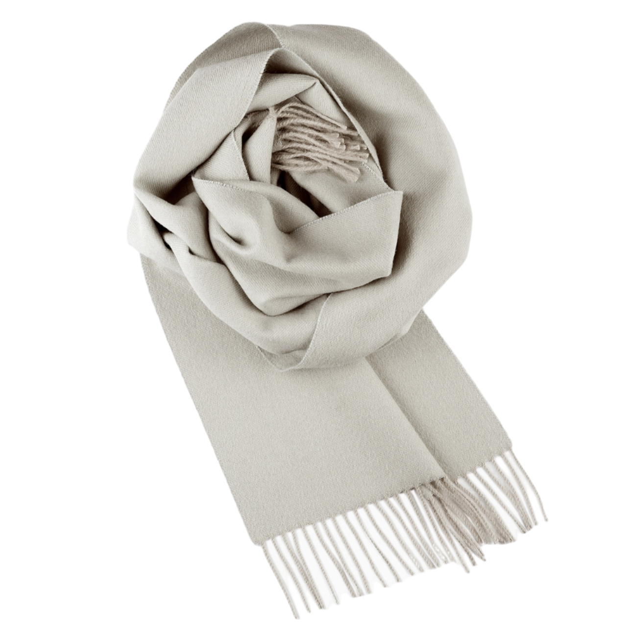 Fine Baby Alpaca Scarf - Light Gray Peru