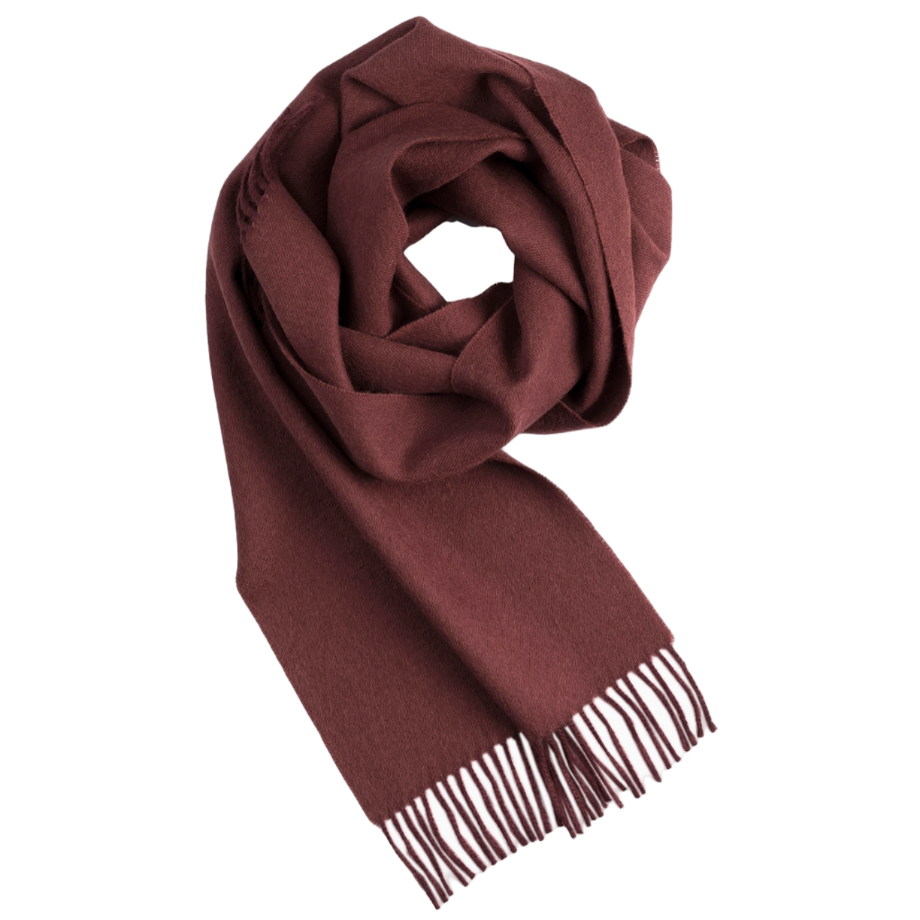 Fine Baby Alpaca Scarf - Red Wine Peru