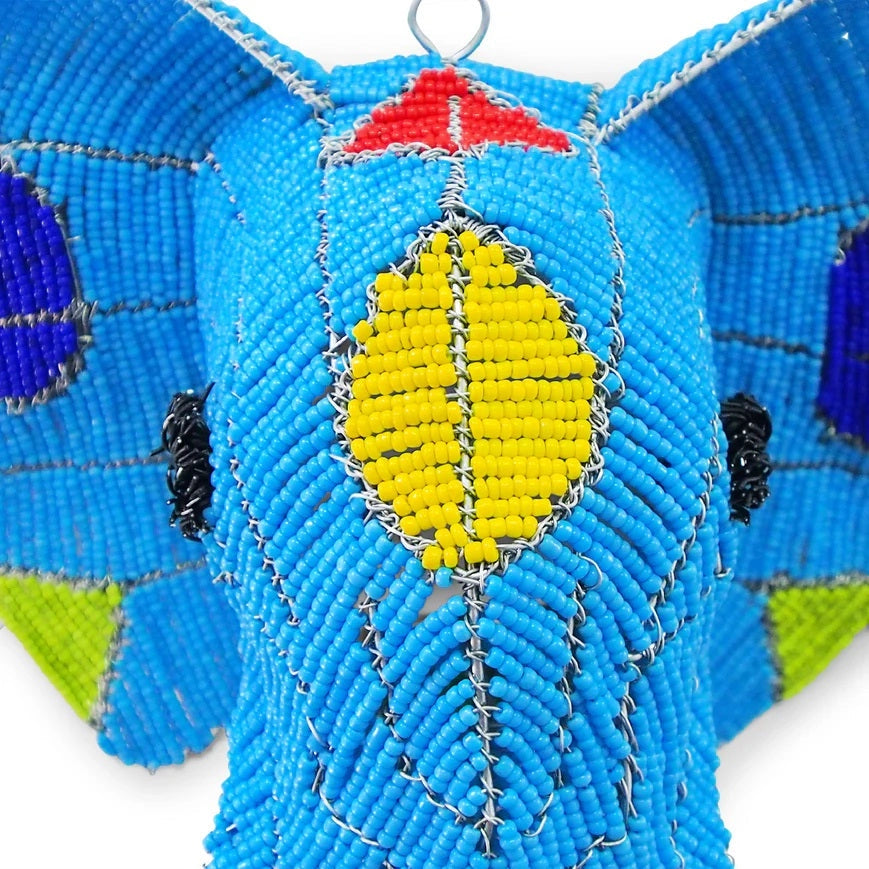 Handmade Beaded Elephant Head South Africa