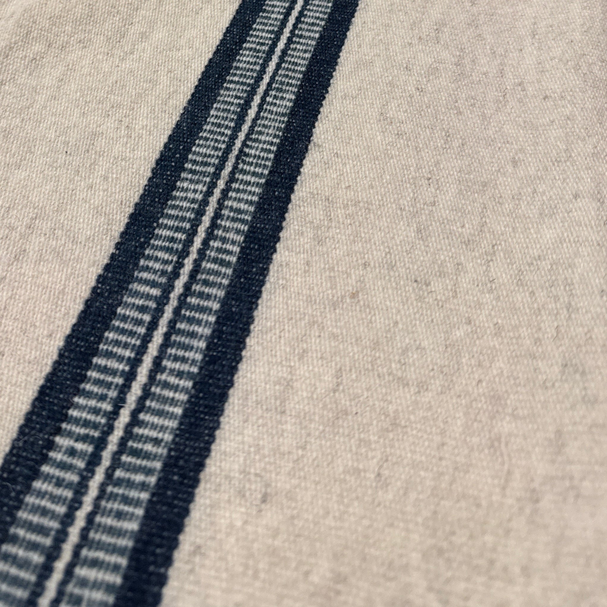 Handwoven Natural Dye Cream Wool Throw Mexico