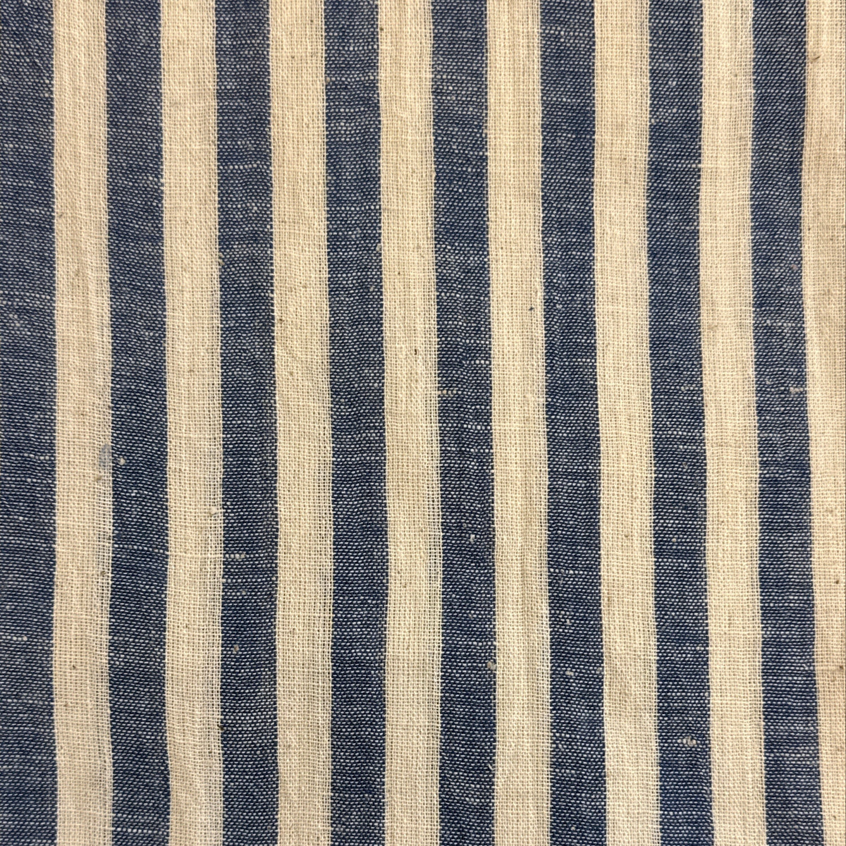 Handwoven Organic Cotton Indigo Awning Curtain Pair India