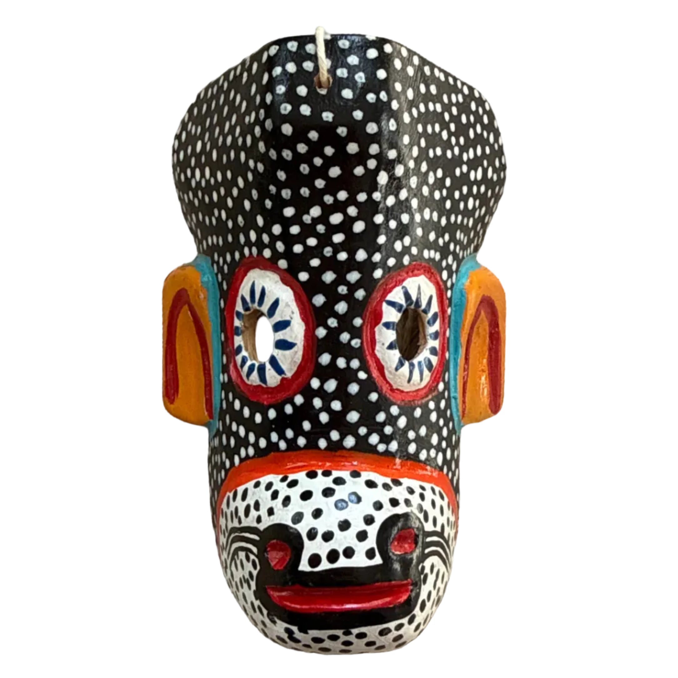 Wooden Monkey Mask Small Guatemala