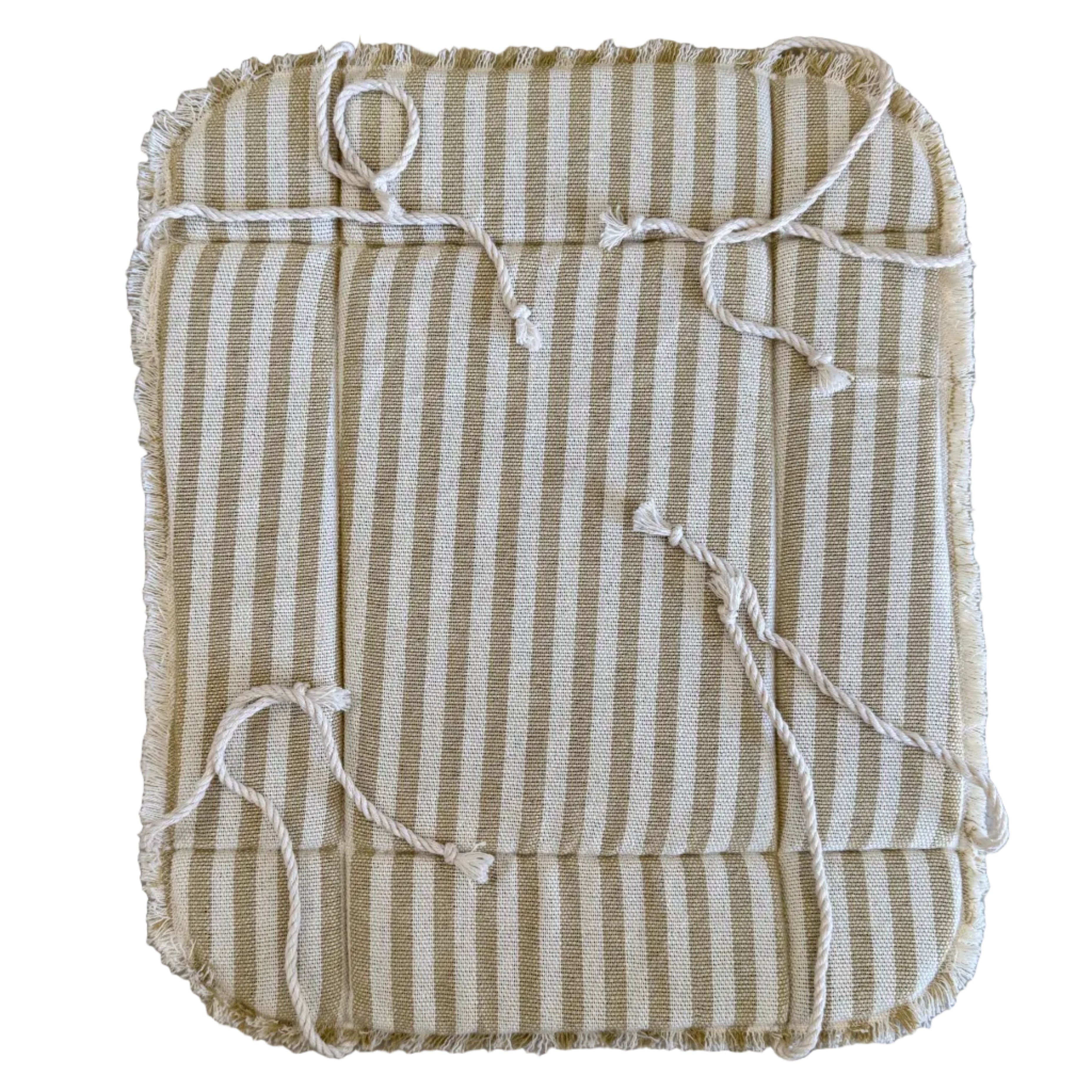 Handwoven Gold Cotton Bread Basket Mexico